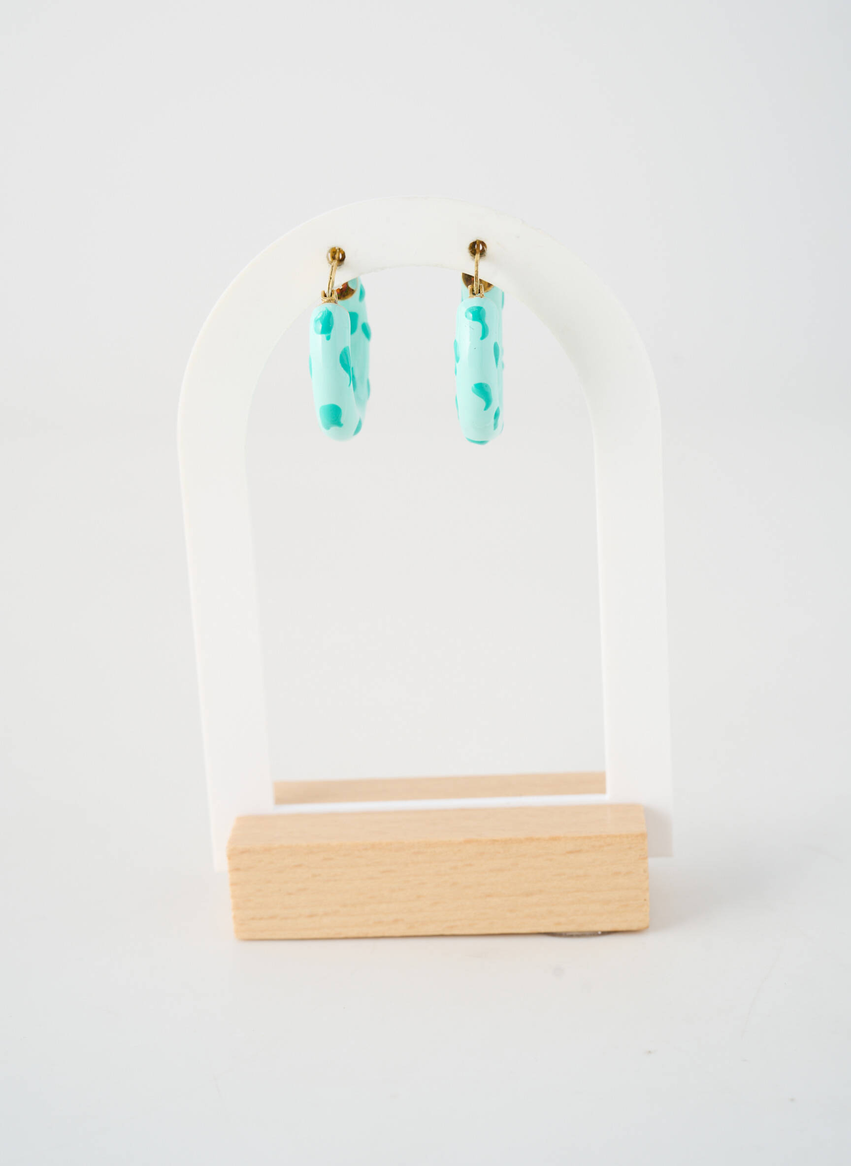 Cercei materiale argintii albastru PHAROS JEWELLERY femeie