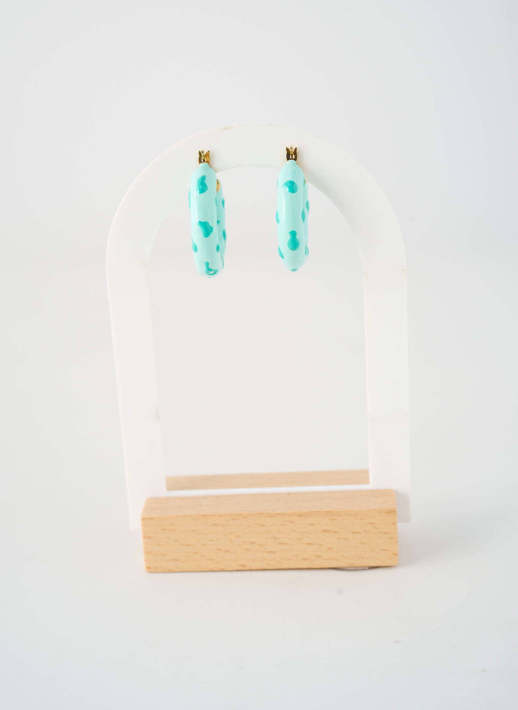 Cercei materiale argintii albastru PHAROS JEWELLERY femeie