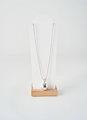 Colier materiale metalice argintiu PIO femeie