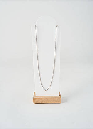 Colier materiale metalice argintiu PIO femeie
