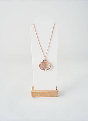 Colier materiale metalice roz BOHM femeie