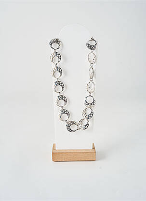 Colier materiale metalice argintiu ALLAN'S femeie