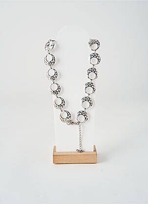 Colier materiale metalice argintiu ALLAN'S femeie