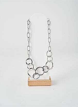 Colier materiale metalice argintiu ALLAN'S femeie