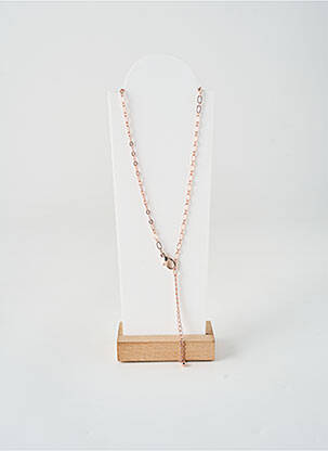 Colier materiale metalice roz ALLAN'S femeie