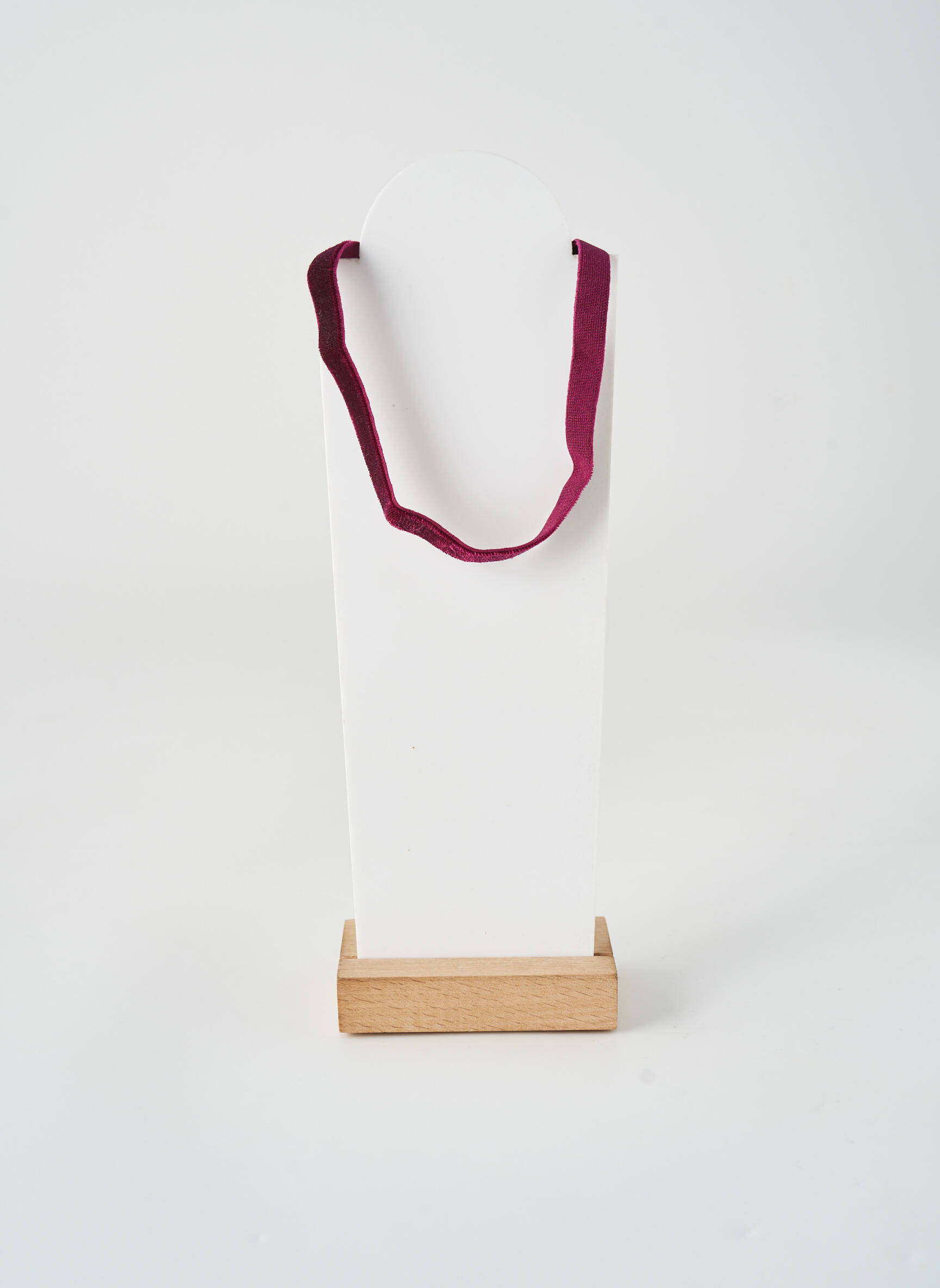Colier materiale metalice violet THABORA femeie