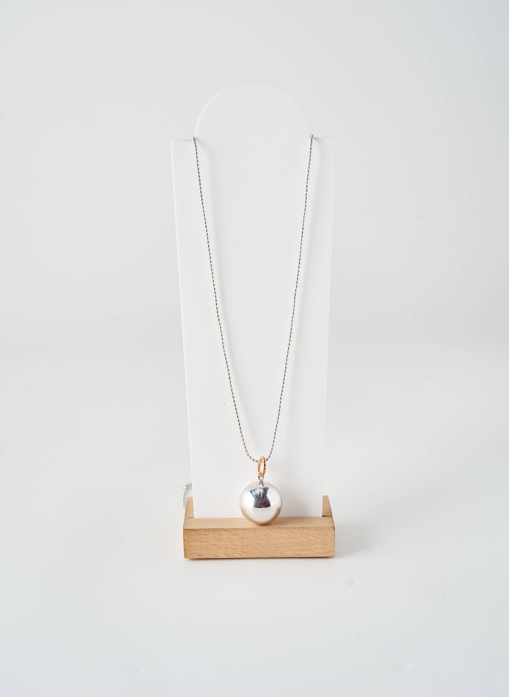 Colier materiale metalice argintiu PIO femeie