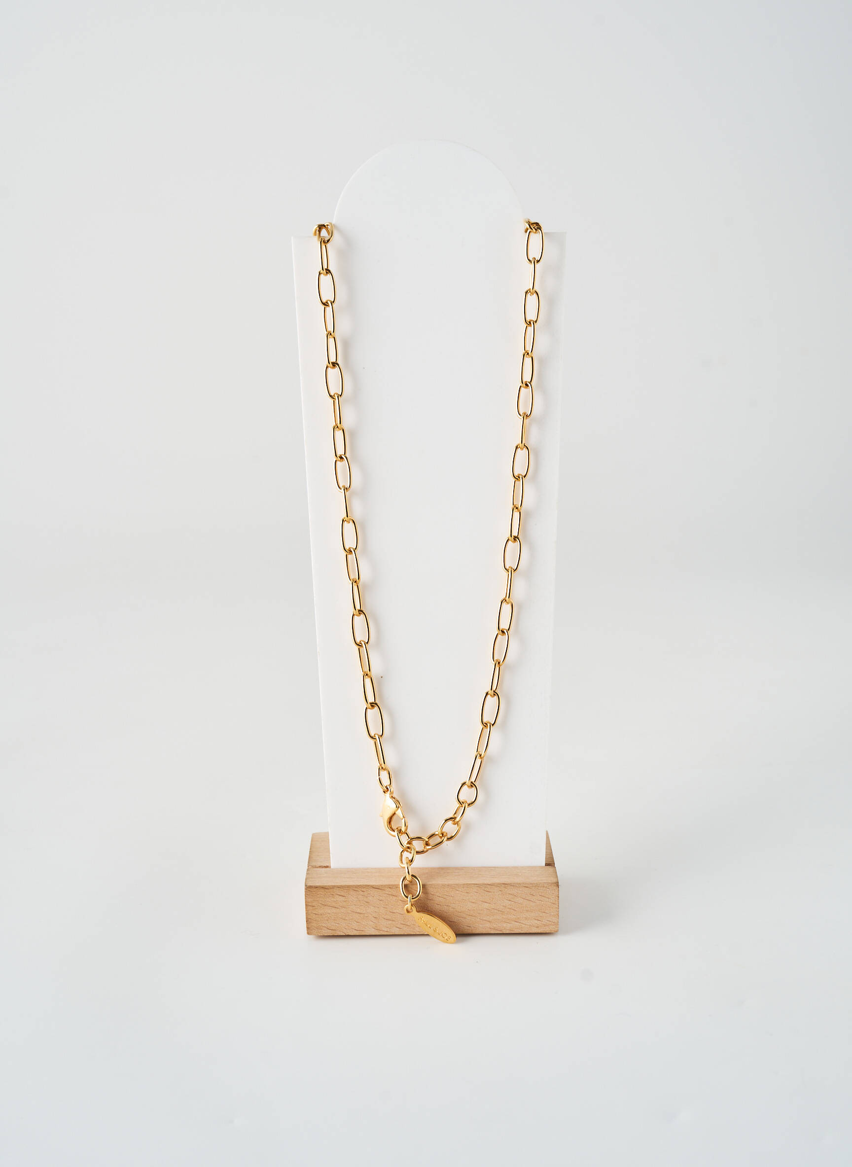 Colier materiale placate cu aur auriu PAUL & JOE femeie