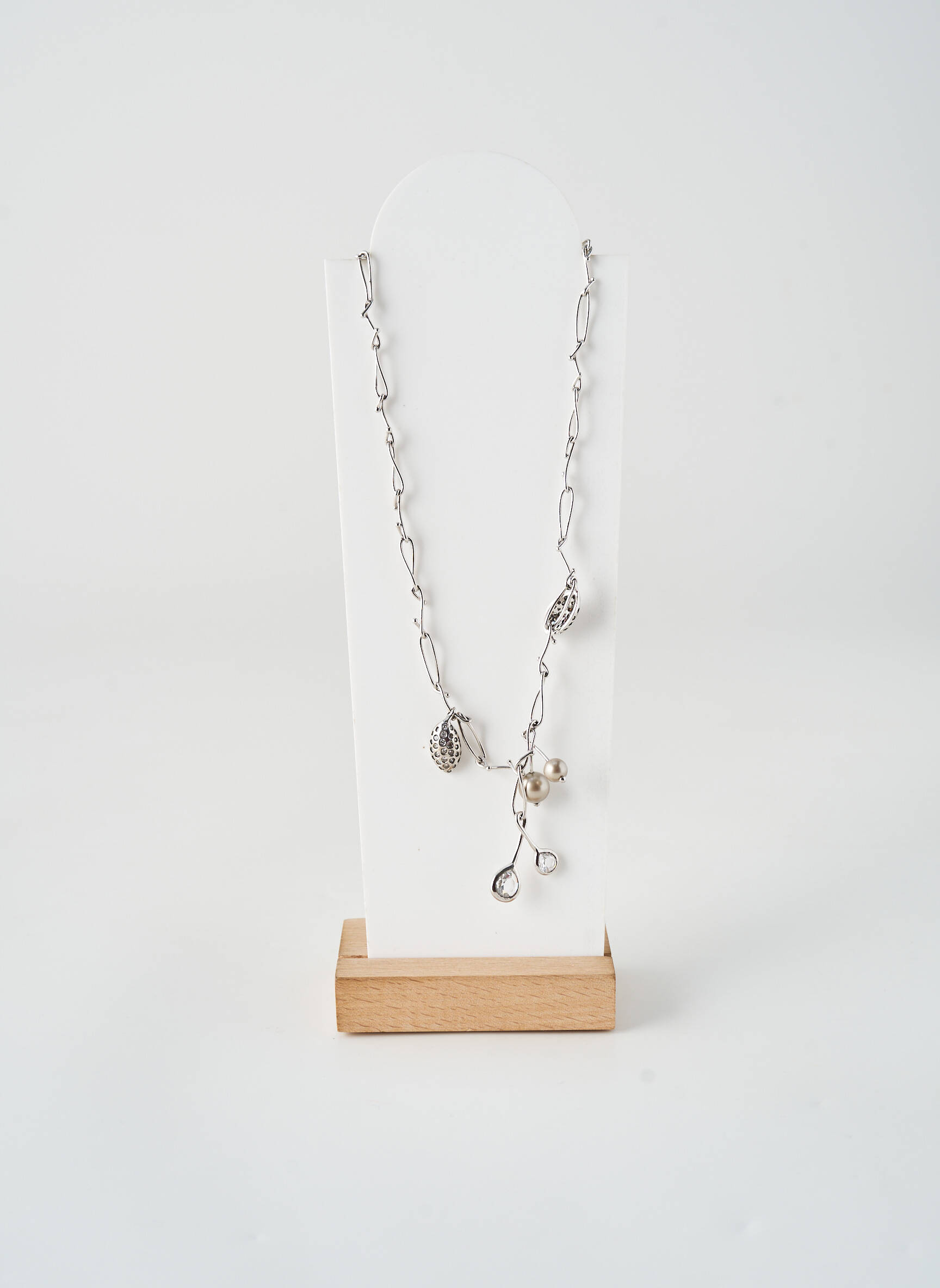 Colier materiale argintii argintiu NINA RICCI femeie