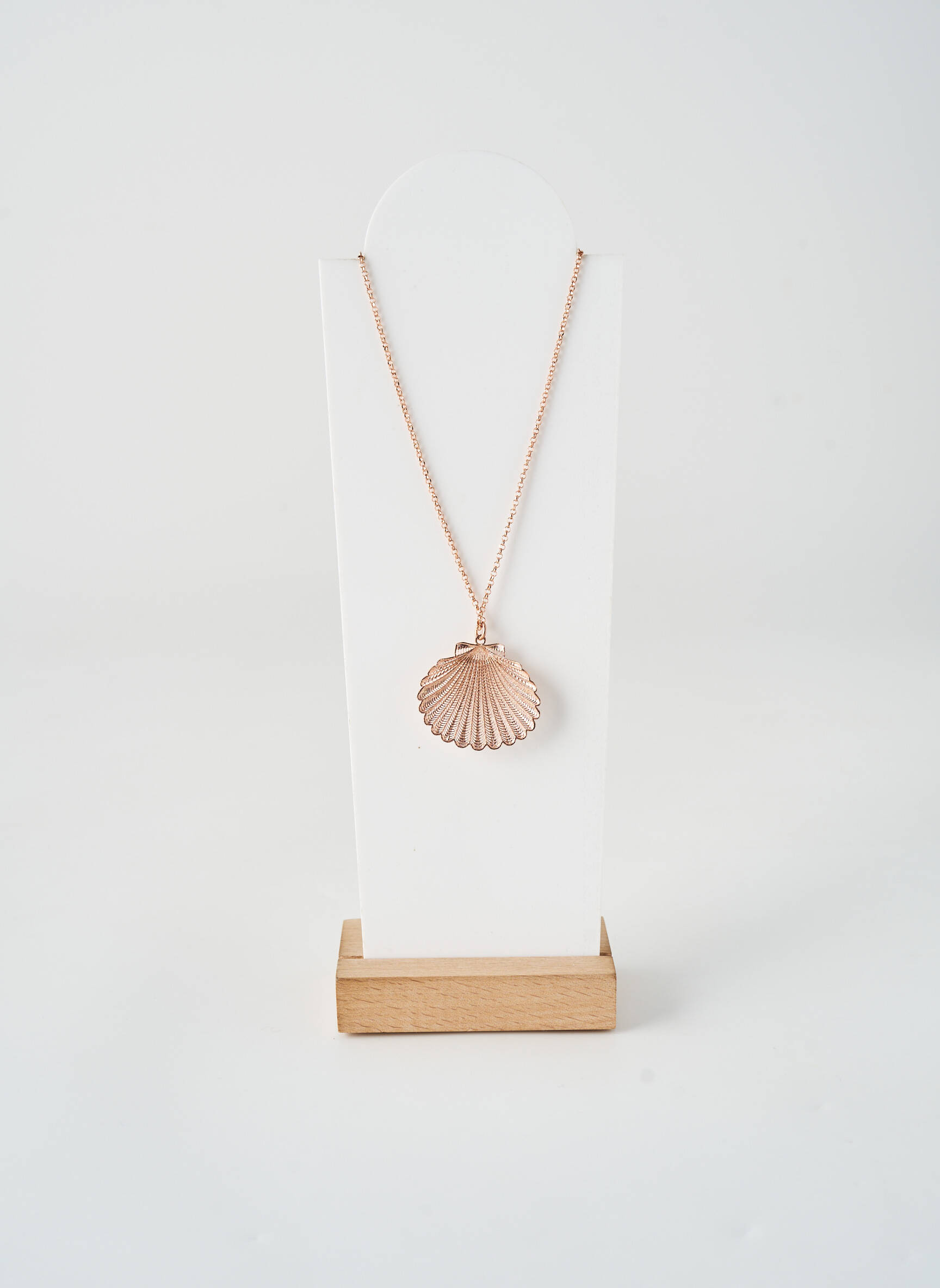 Colier materiale metalice roz BOHM femeie