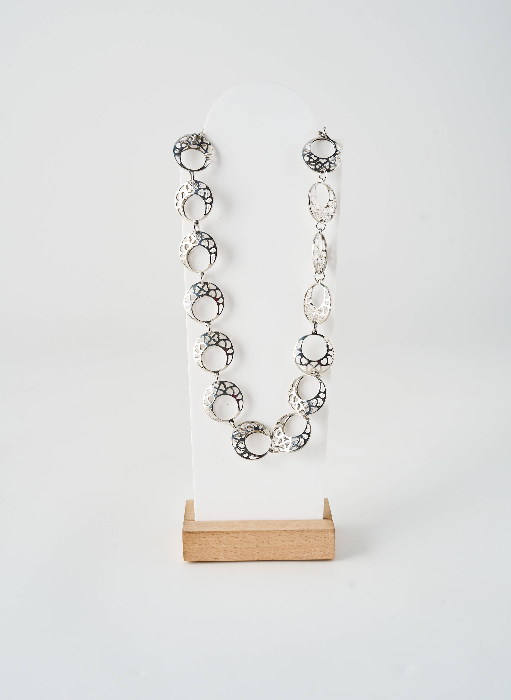 Colier materiale metalice argintiu ALLAN'S femeie