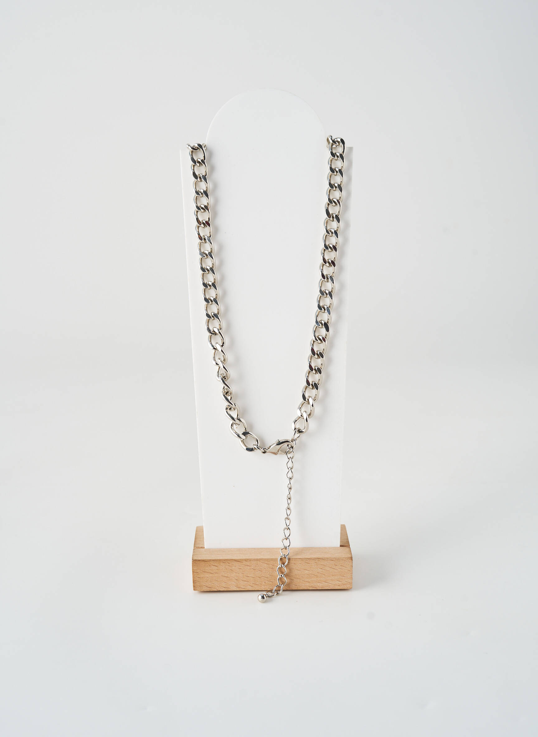 Colier materiale metalice argintiu ALLAN'S femeie