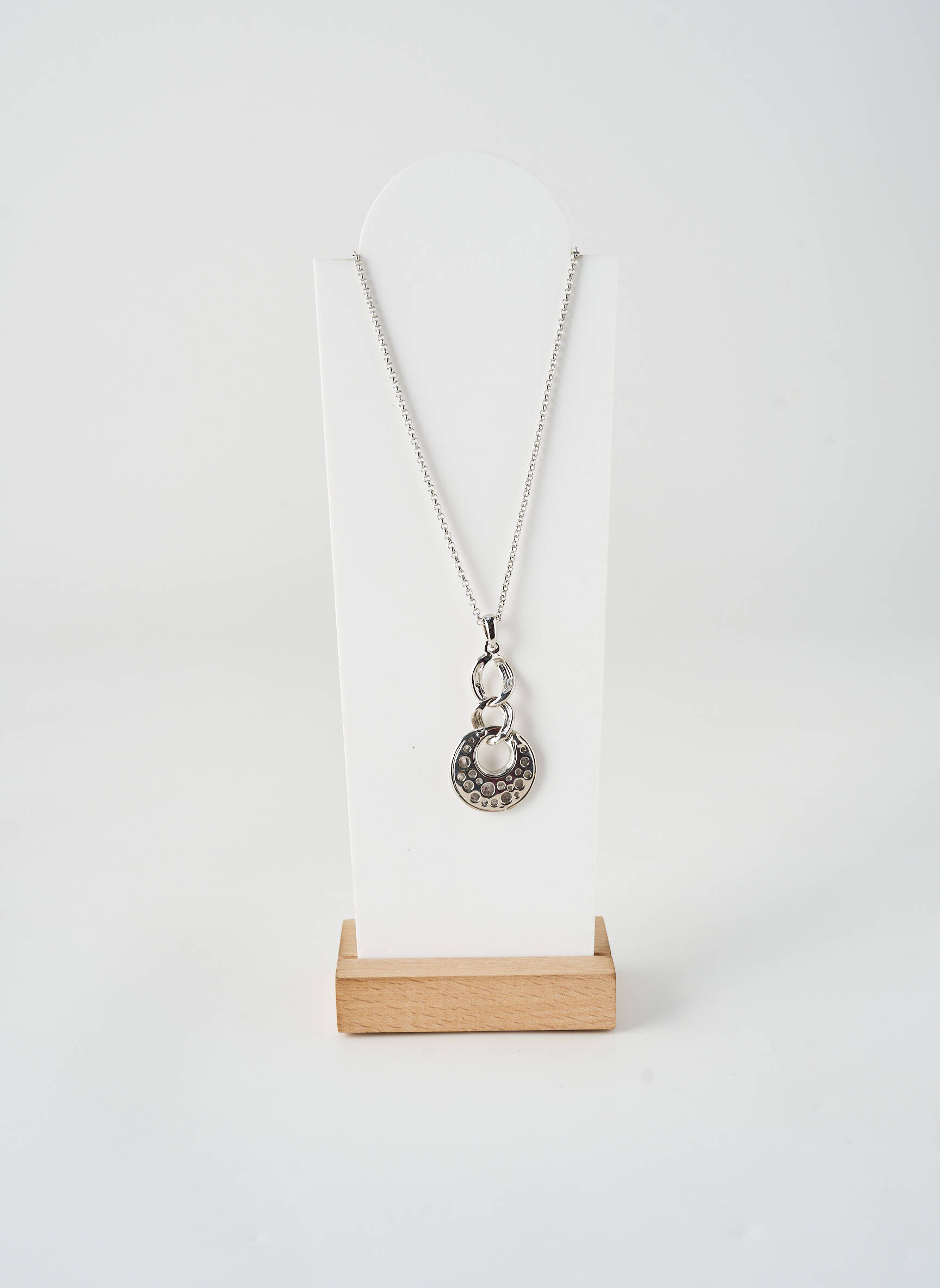Colier materiale metalice argintiu ALLAN'S femeie