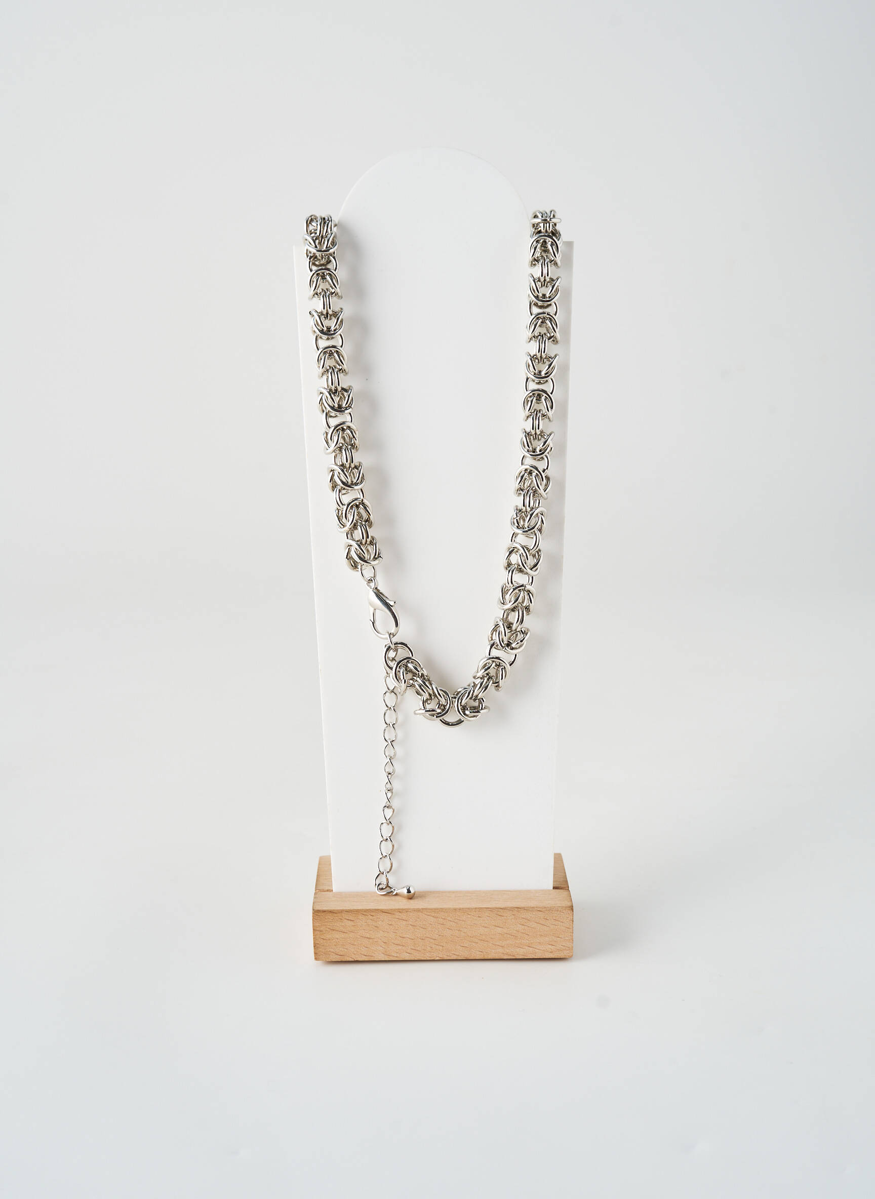 Colier materiale metalice argintiu ALLAN'S femeie
