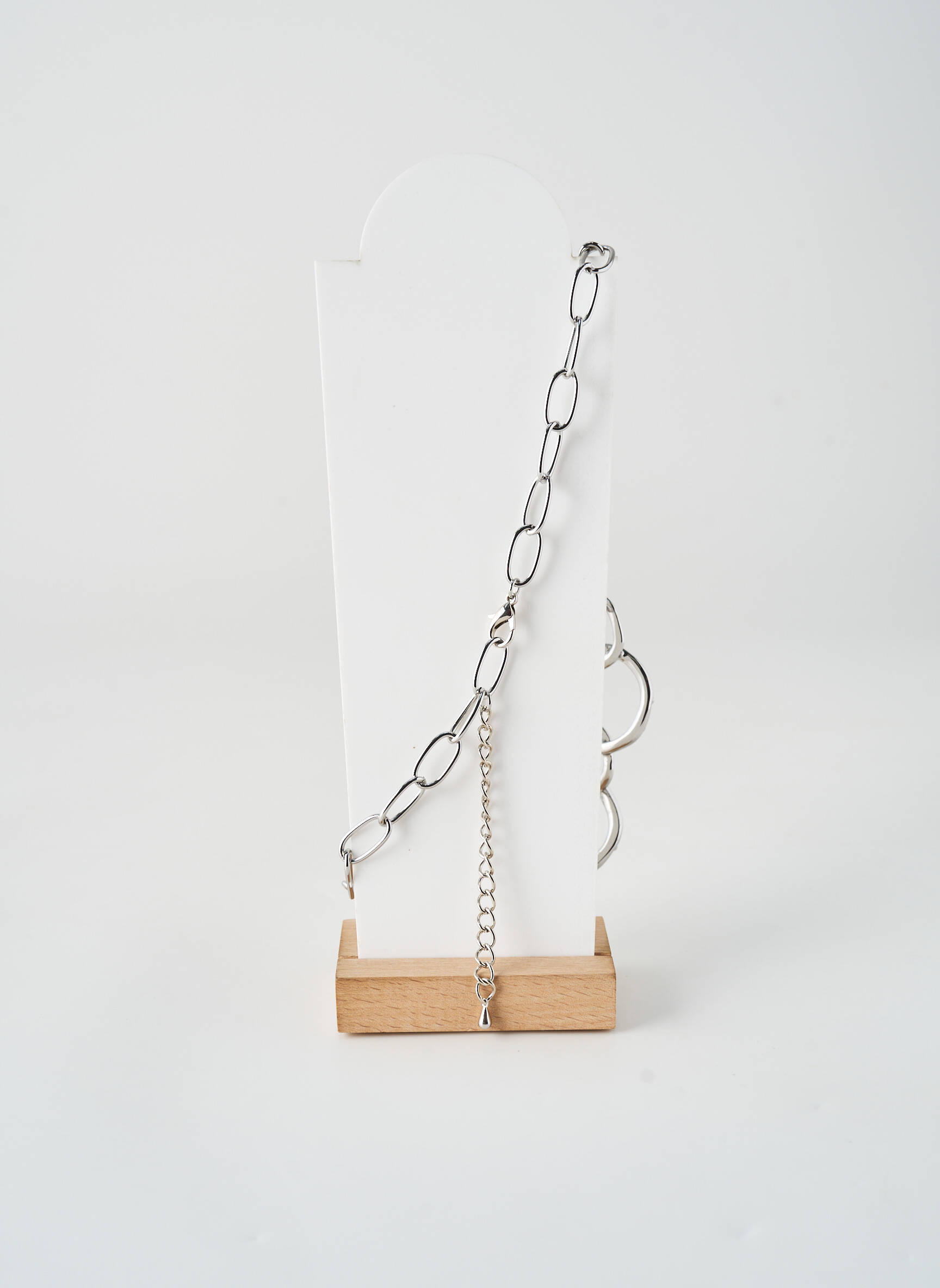 Colier materiale metalice argintiu ALLAN'S femeie
