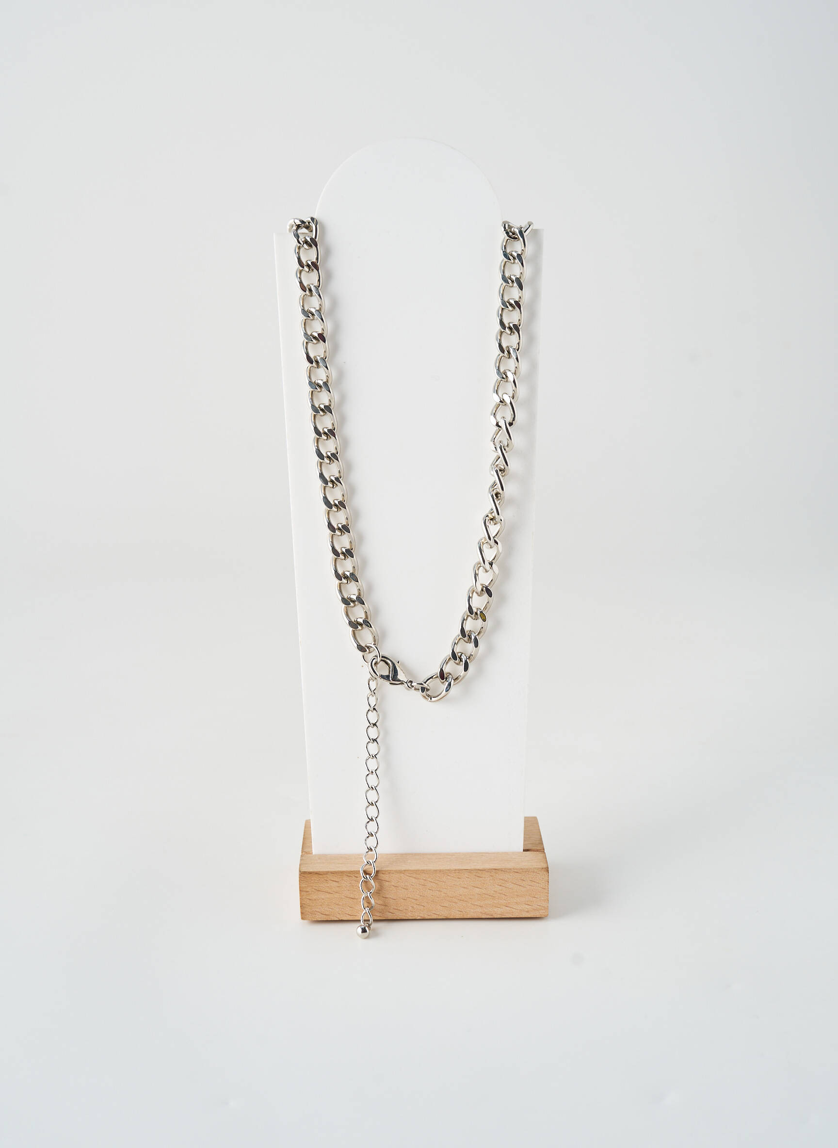 Colier materiale metalice argintiu ALLAN'S femeie