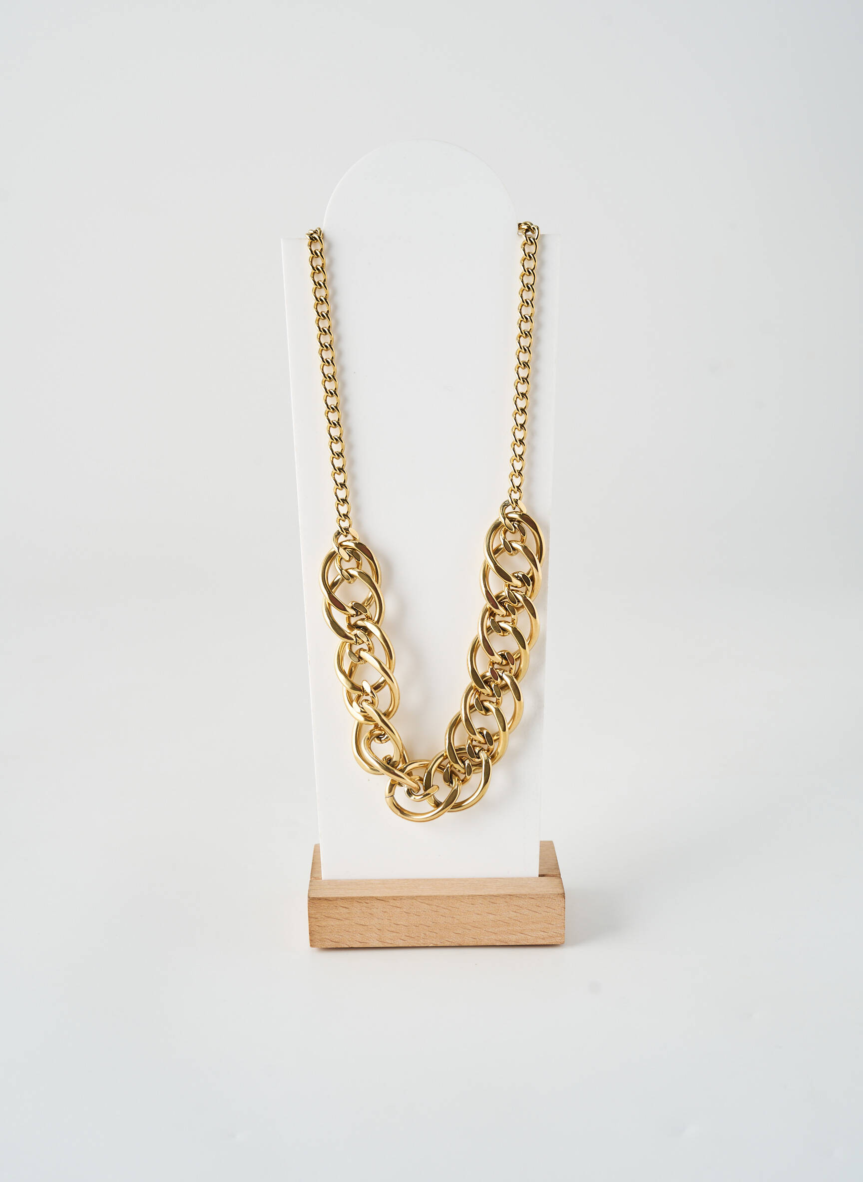 Colier materiale metalice auriu ALLAN'S femeie