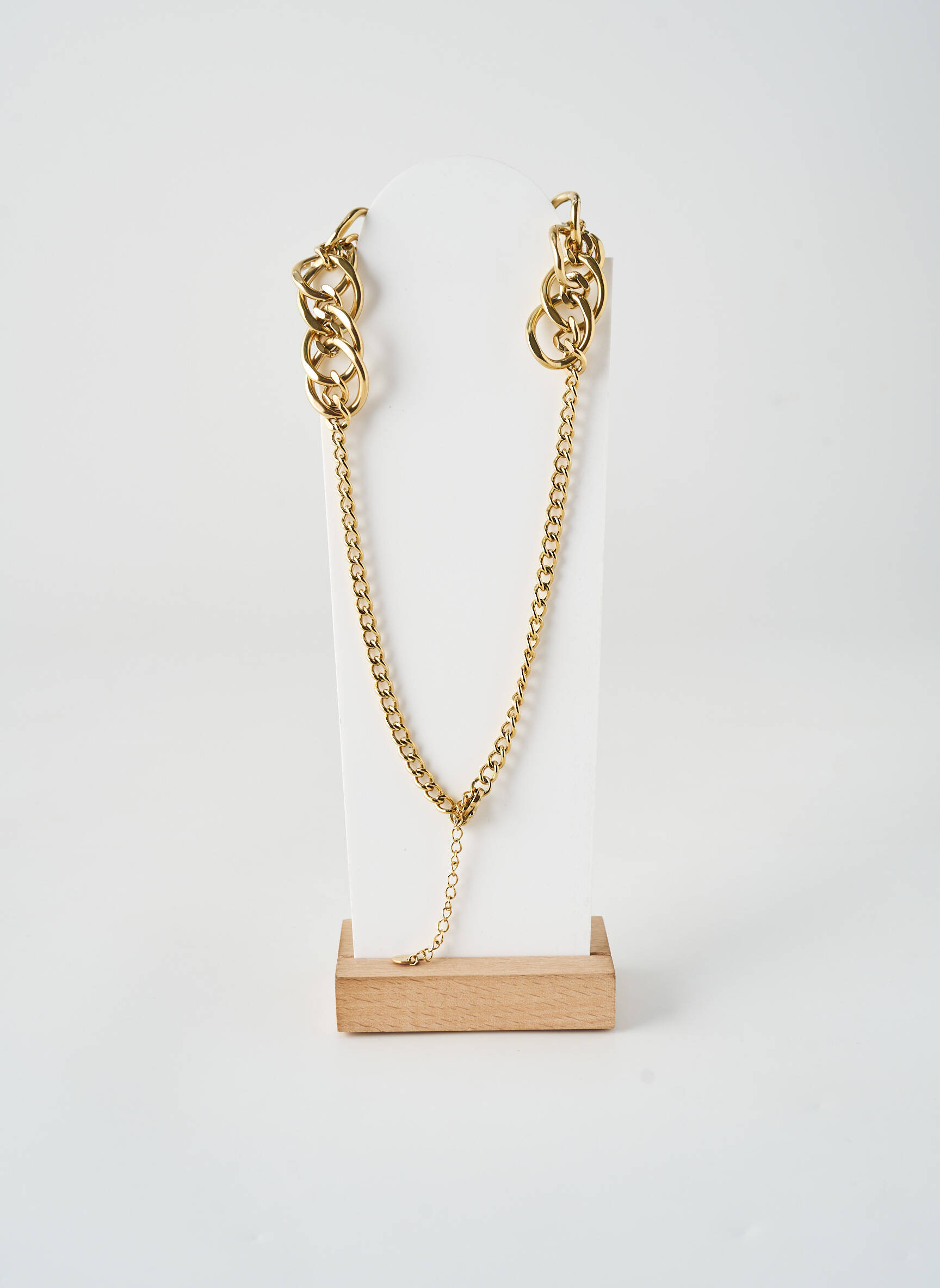 Colier materiale metalice auriu ALLAN'S femeie