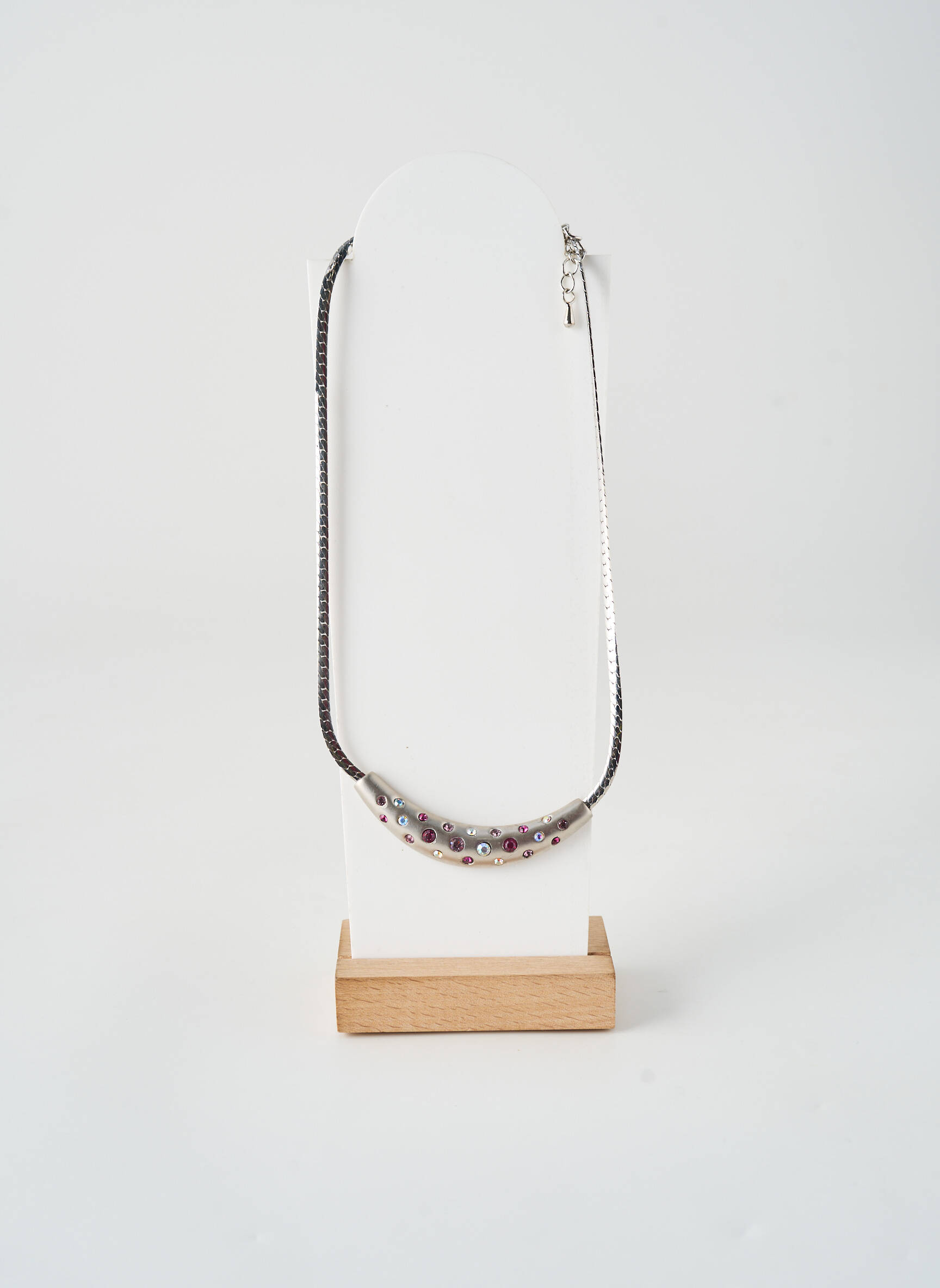 Colier materiale metalice argintiu ALLAN'S femeie