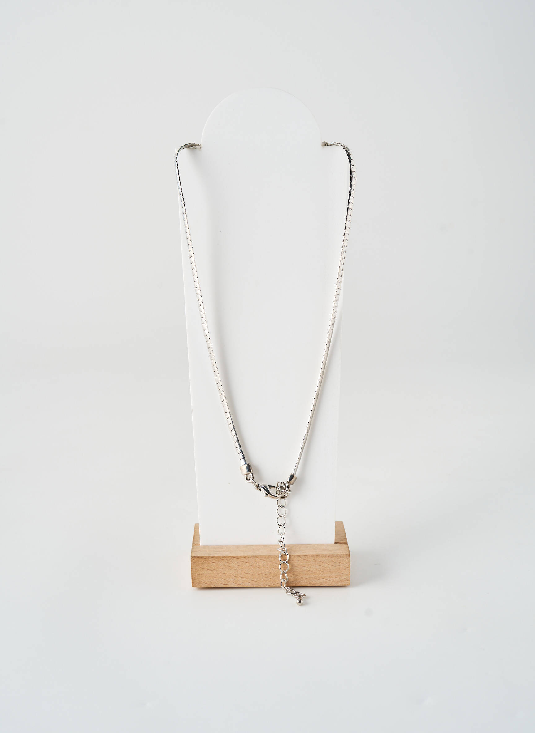 Colier materiale metalice argintiu ALLAN'S femeie