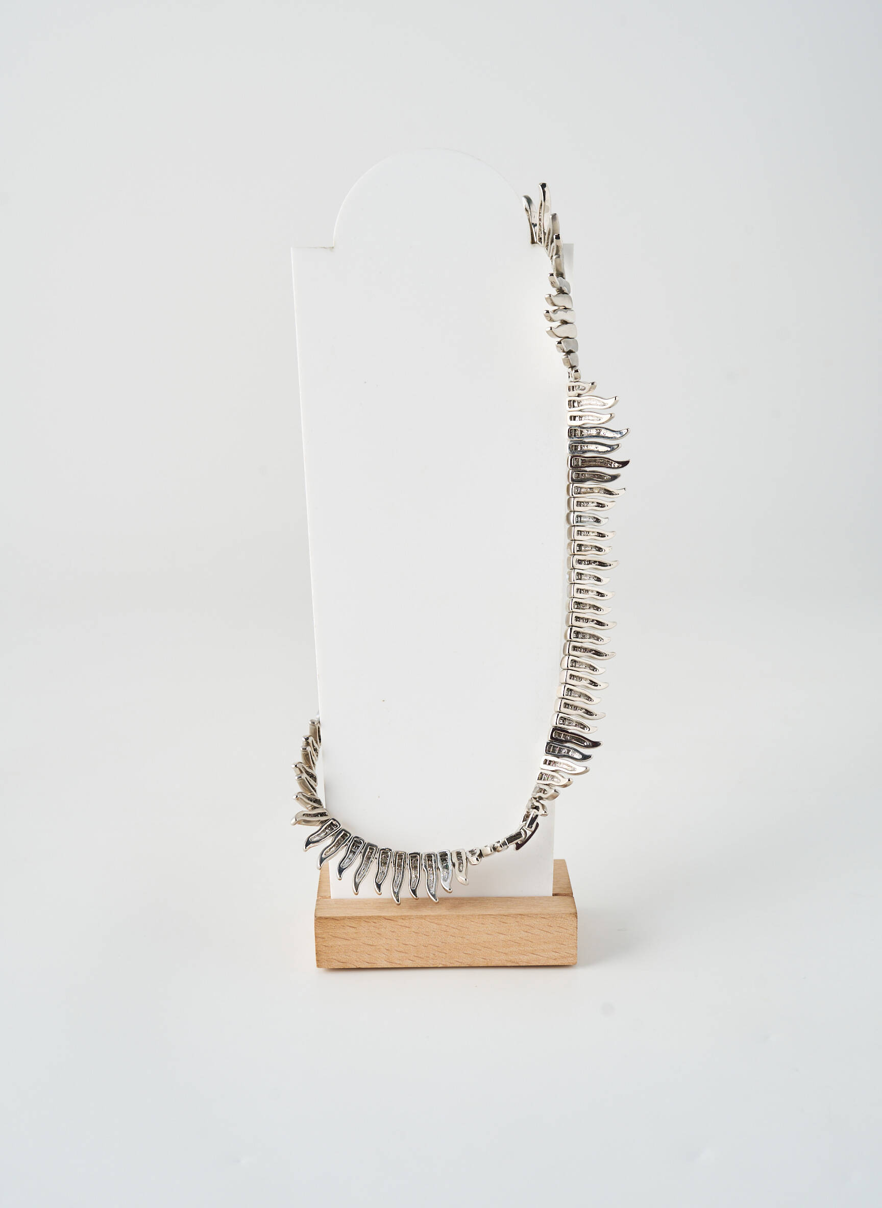 Colier materiale metalice argintiu ALLAN'S femeie