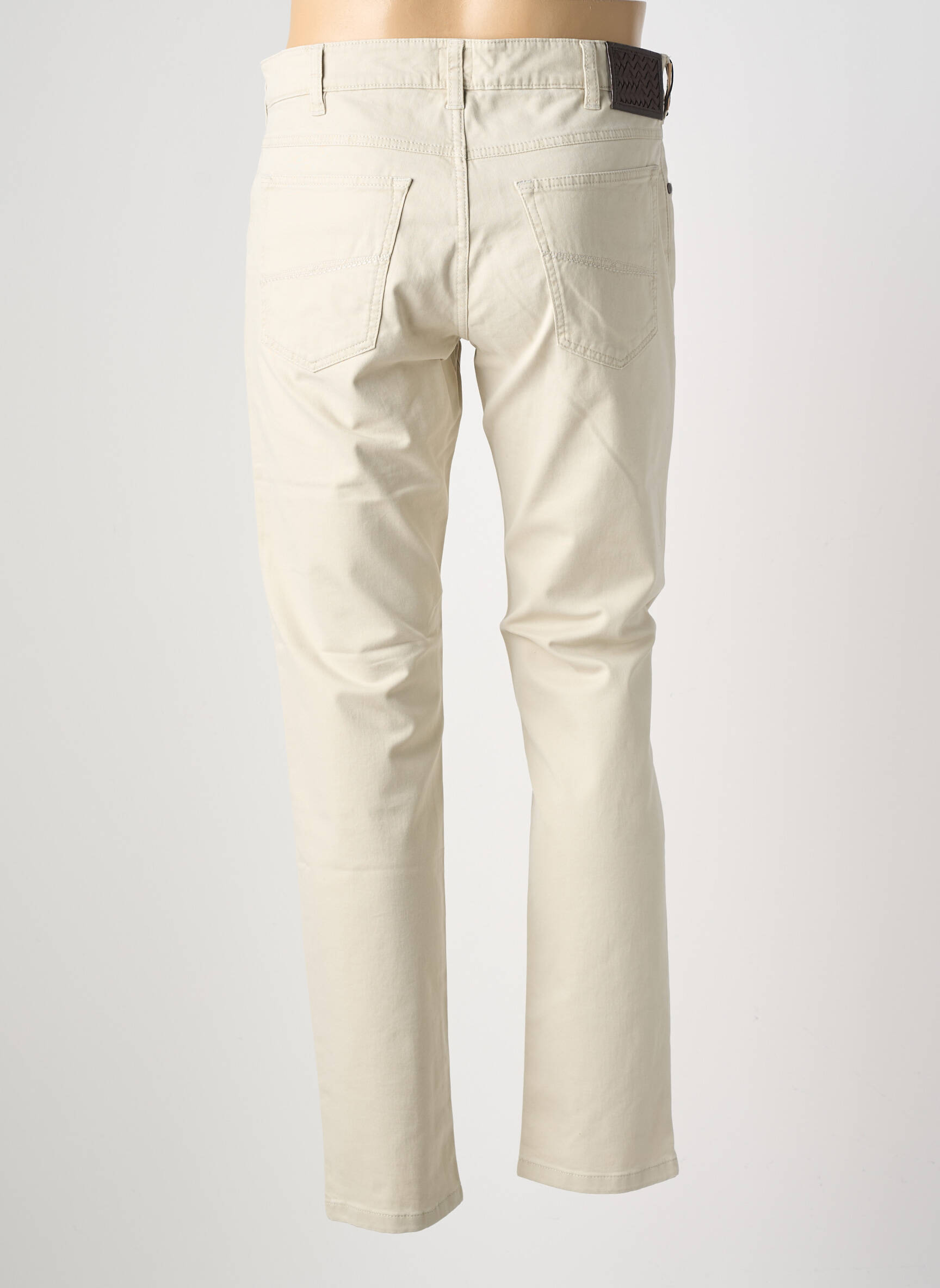 Pantalon drept croială dreaptă bej MMX bărbat
