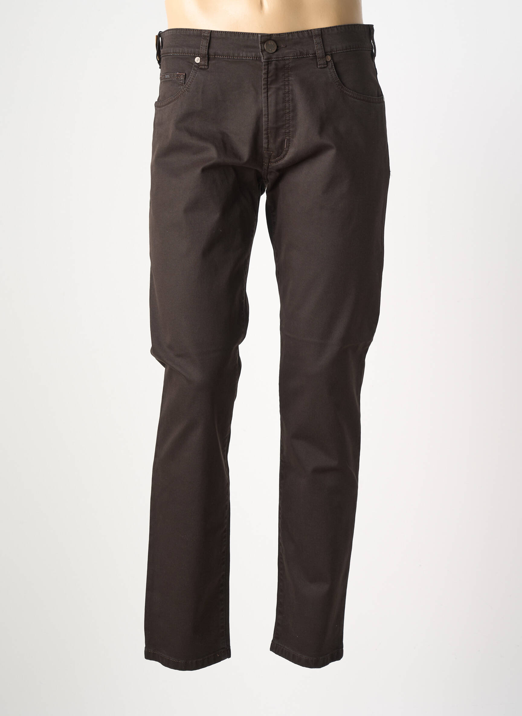Pantalon drept croială dreaptă maro MMX bărbat
