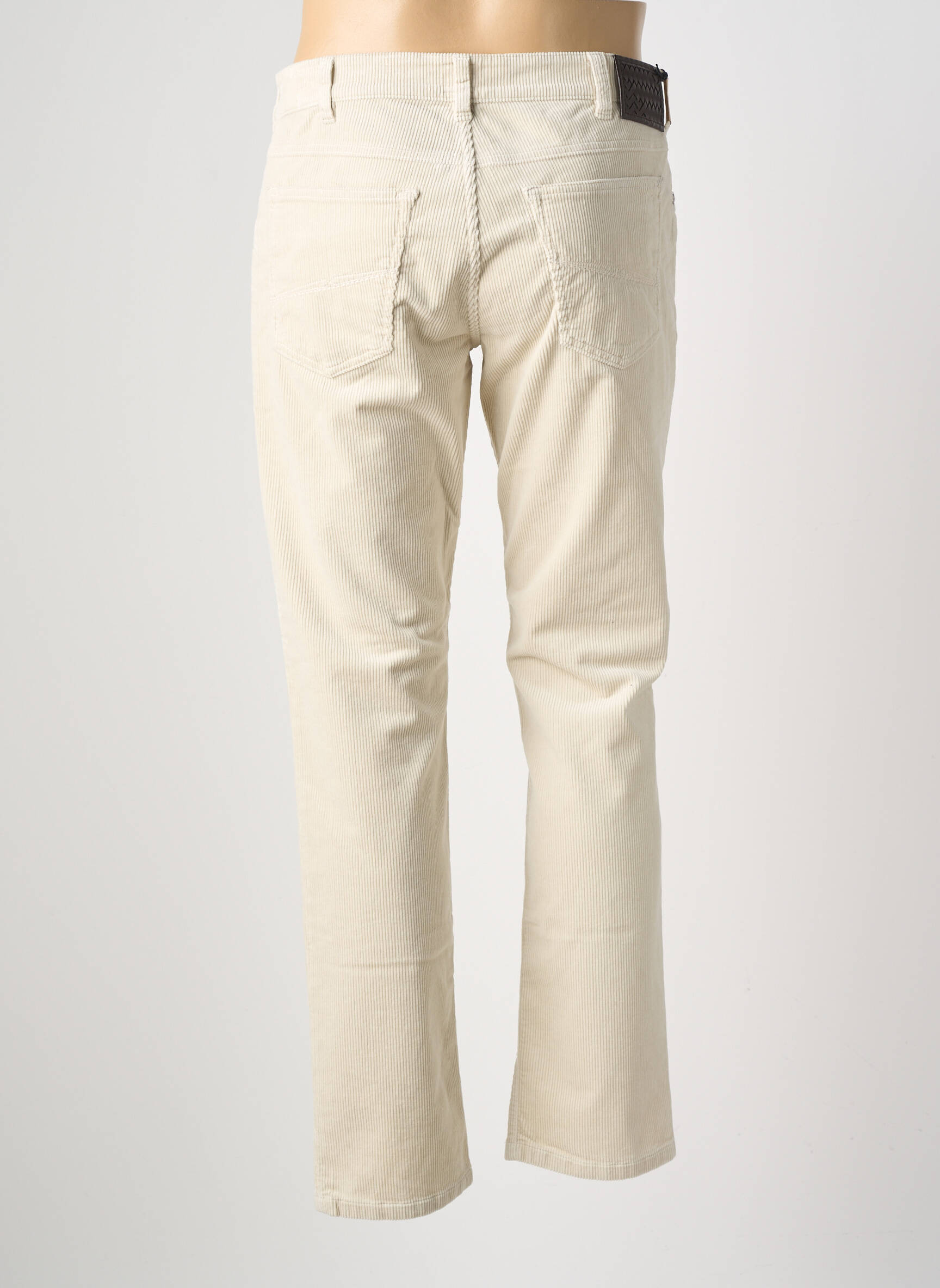 Pantalon drept croială dreaptă bej MMX bărbat