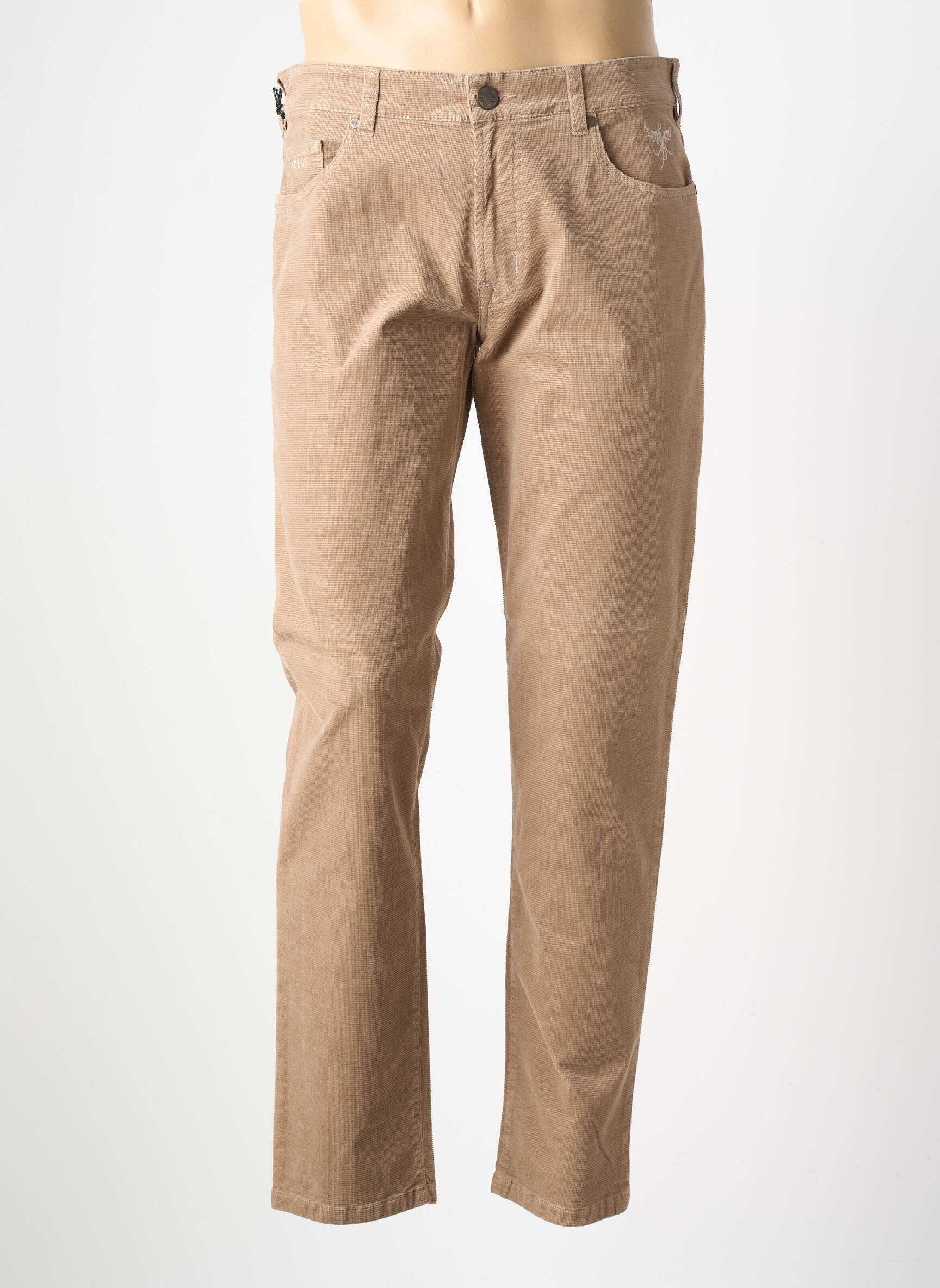 Pantalon drept buzunare bej MMX bărbat