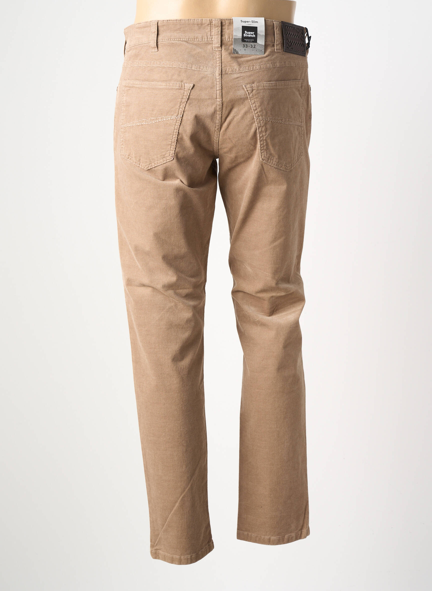 Pantalon drept buzunare bej MMX bărbat