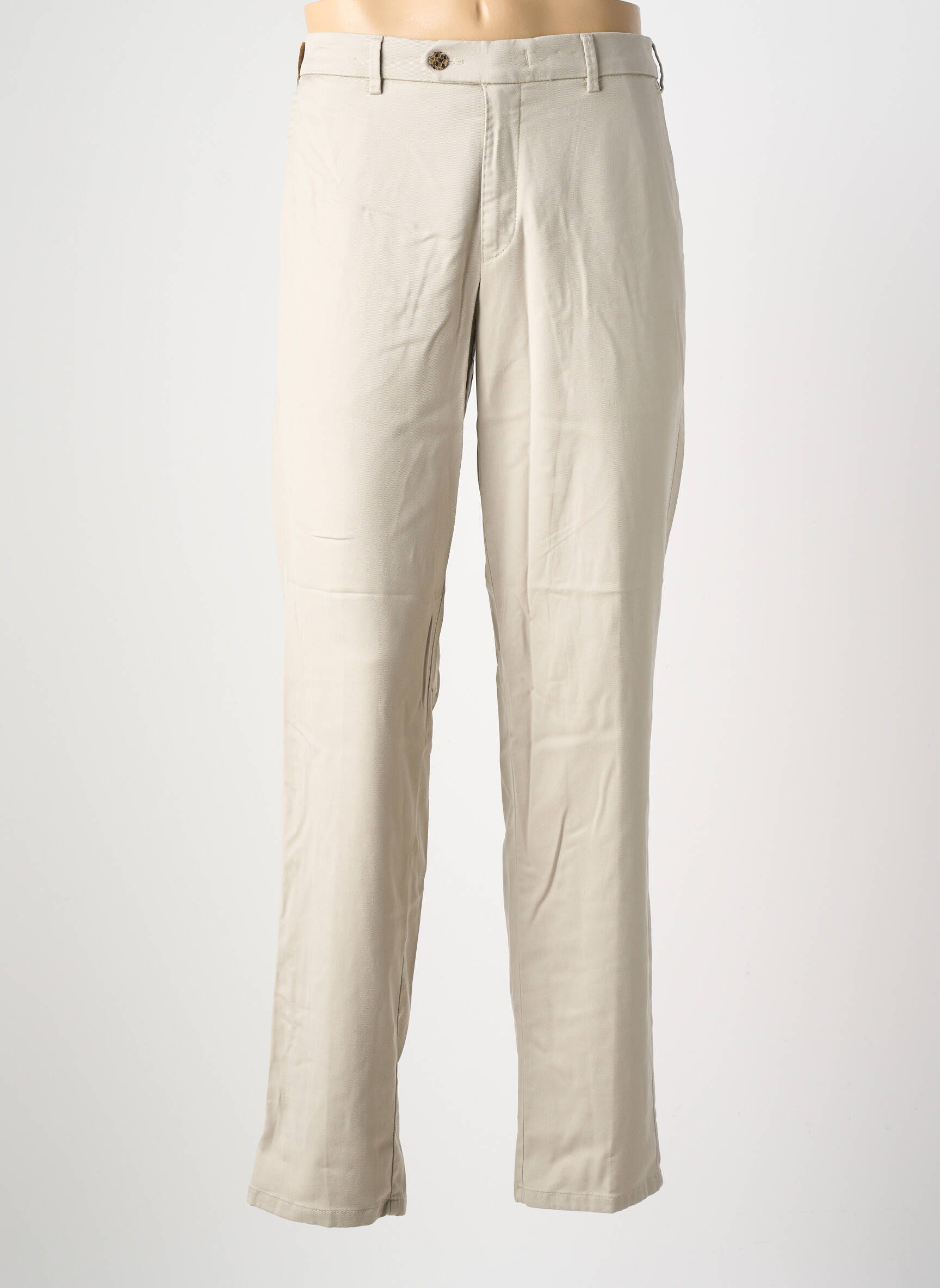 Pantalon drept croială dreaptă bej MMX bărbat