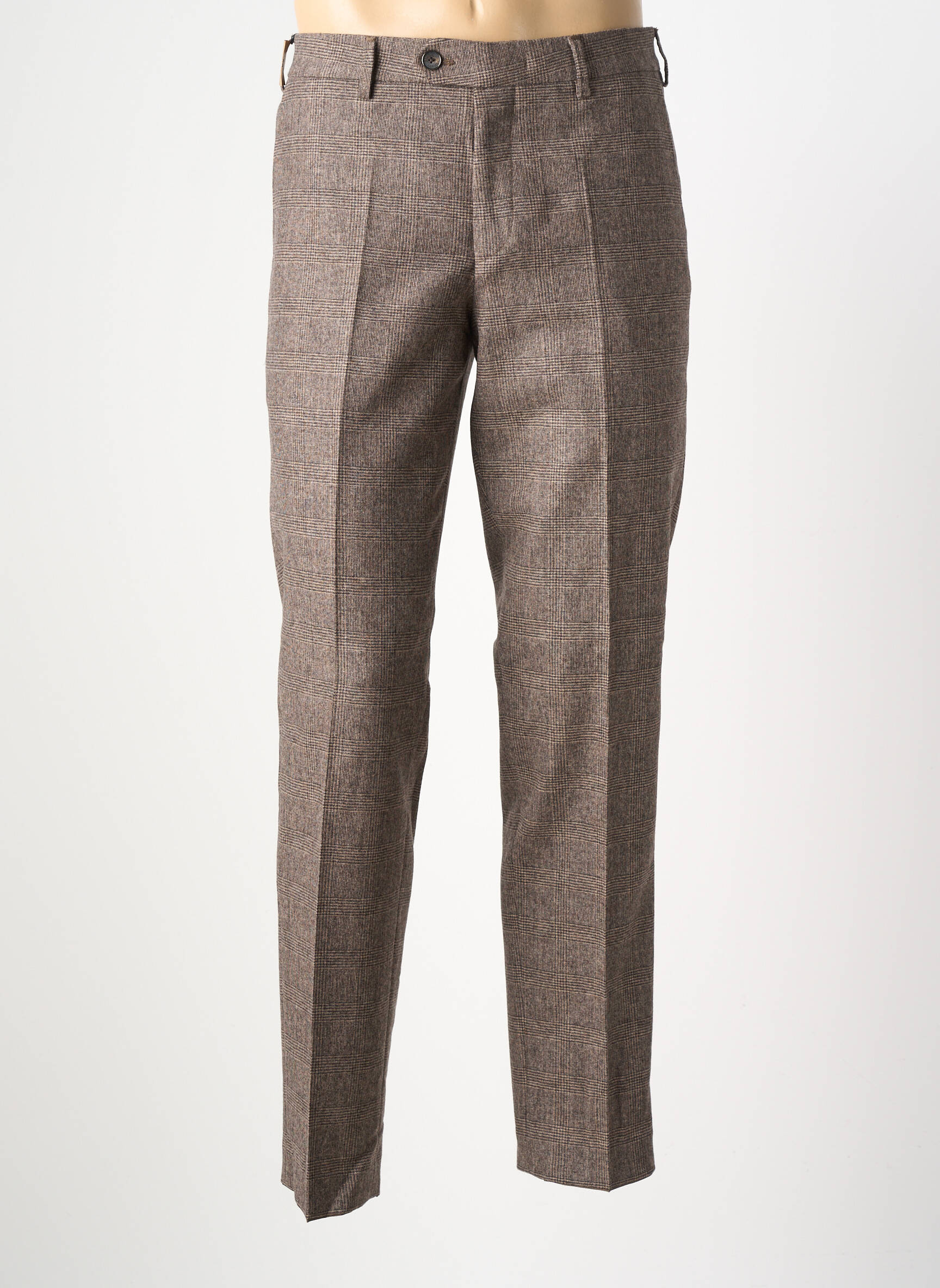 Pantalon drept croială dreaptă bej MMX bărbat