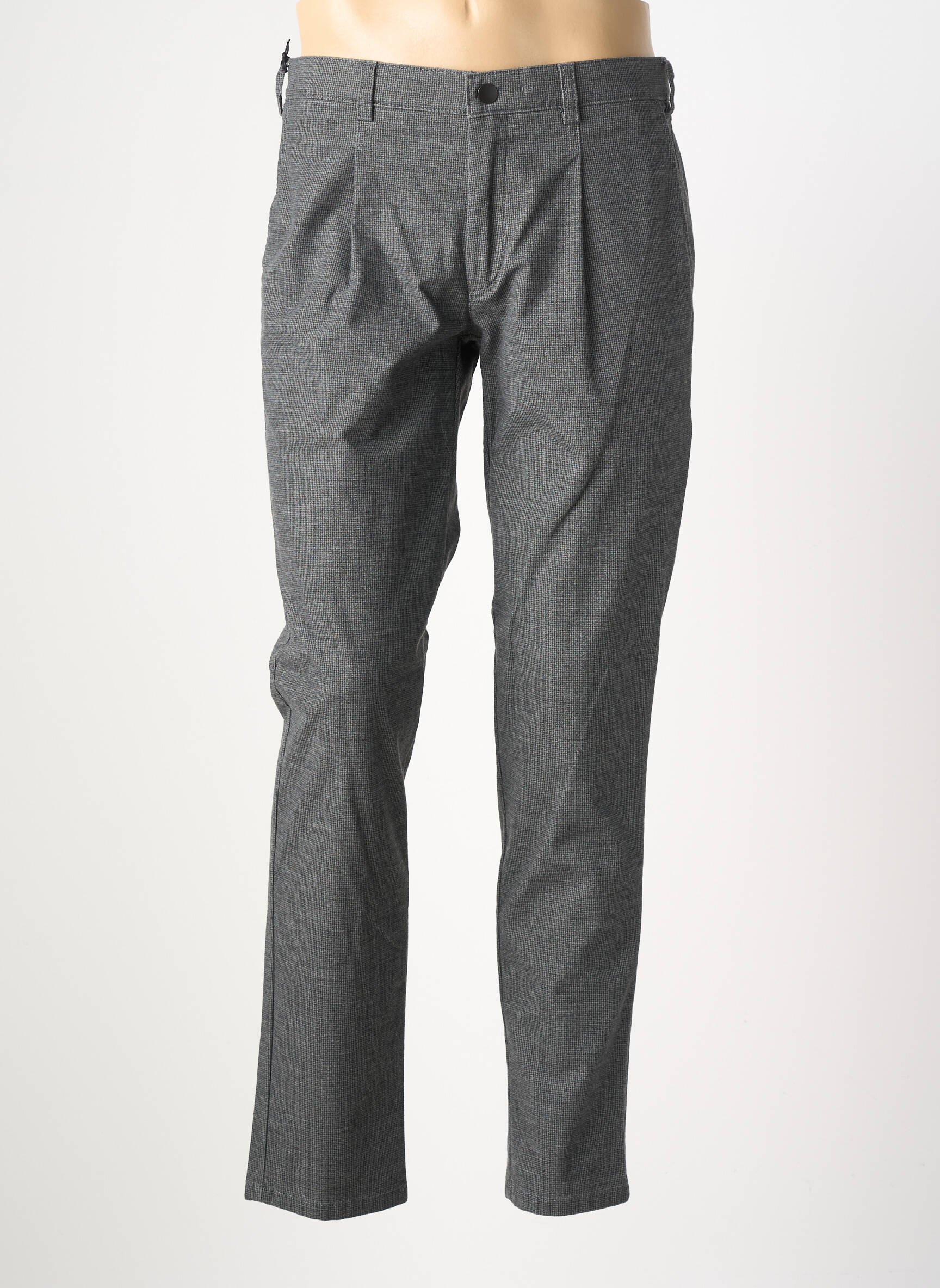 Pantalon drept croială dreaptă gri MMX bărbat