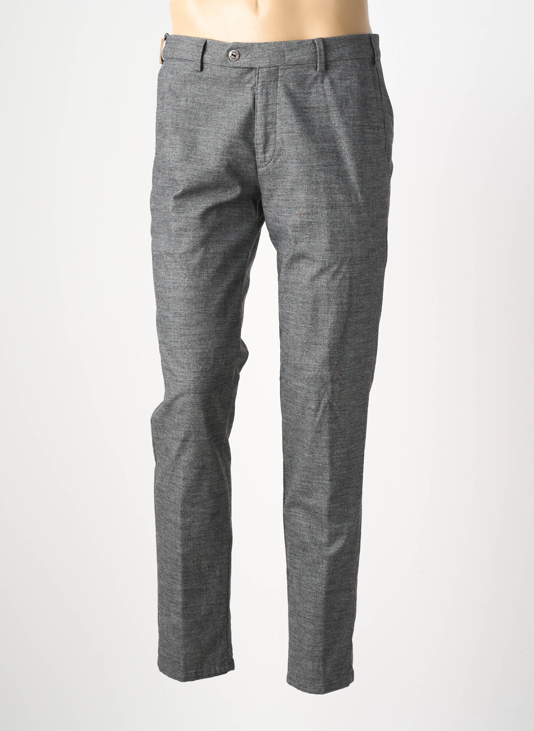 Pantalon drept buzunare gri MMX bărbat