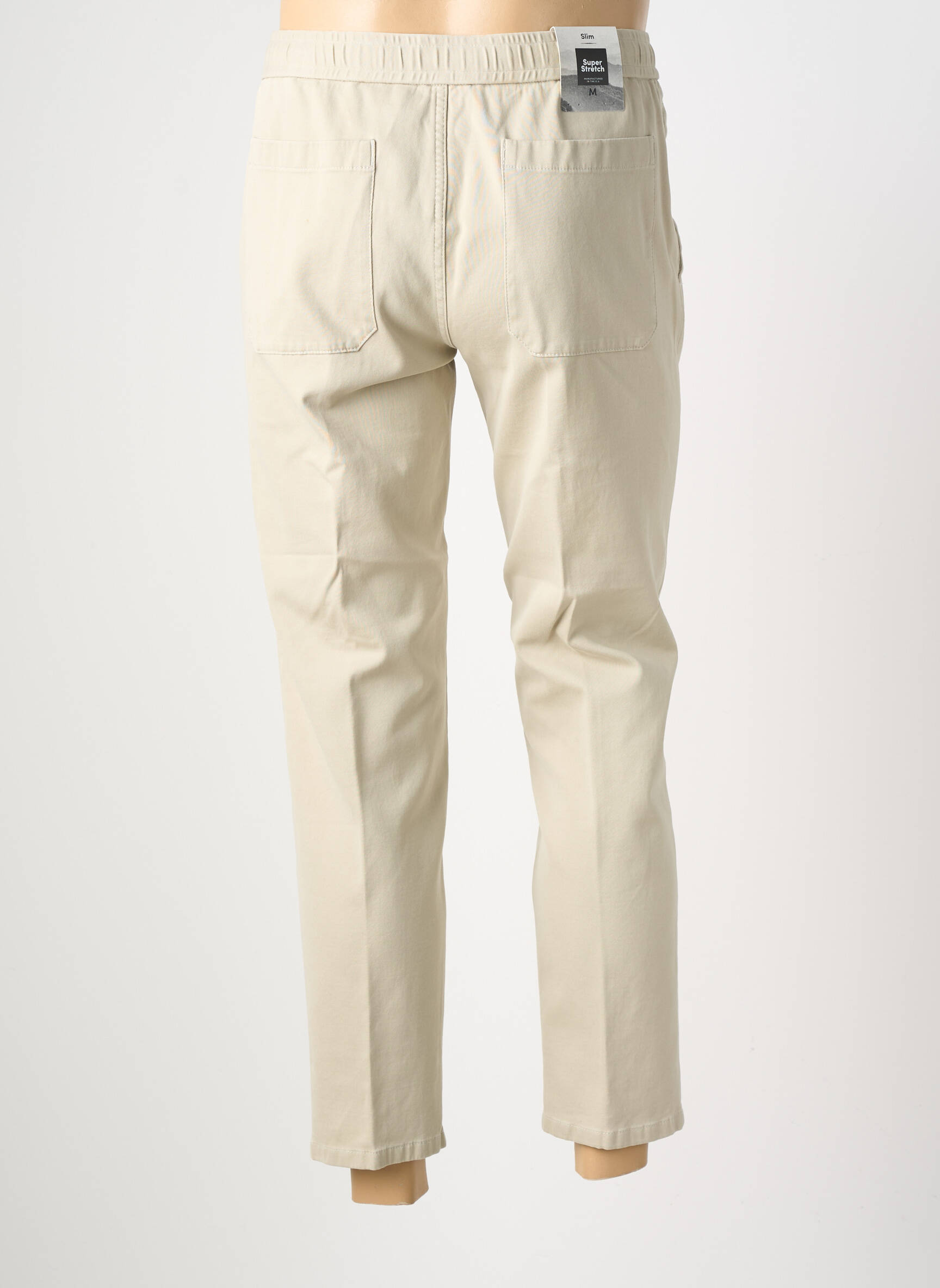 Pantalon 7/8 croială dreaptă bej MMX bărbat