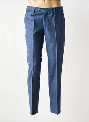 Pantalon chino țesătură melanj mărime normală albastru MMX bărbat