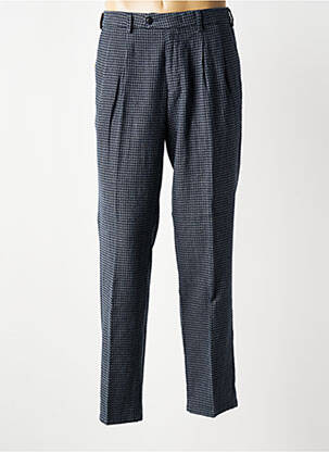 Pantalon chino țesătură melanj mărime normală albastru MMX bărbat