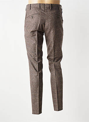 Pantalon chino imprimeu imprimeu prinț de wales mărime normală maro MMX bărbat