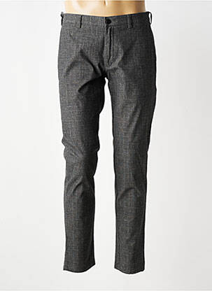 Pantalon chino țesătură melanj mărime normală gri MMX bărbat