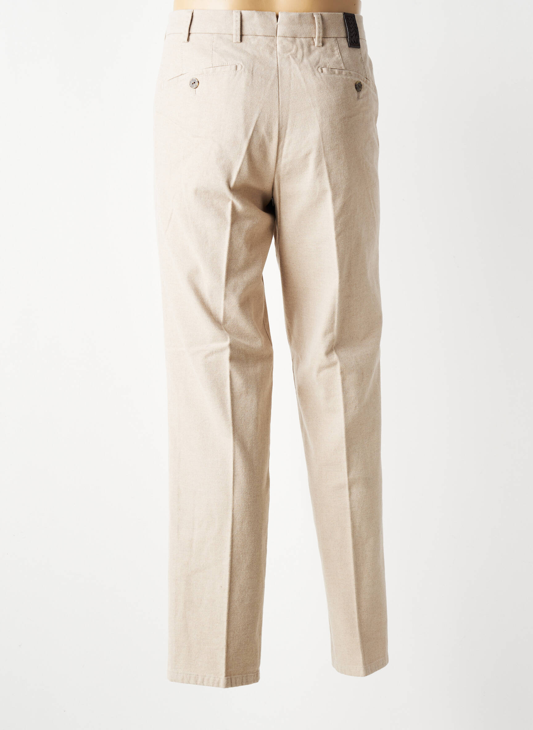 Pantalon chino țesătură melanj mărime normală bej MMX bărbat