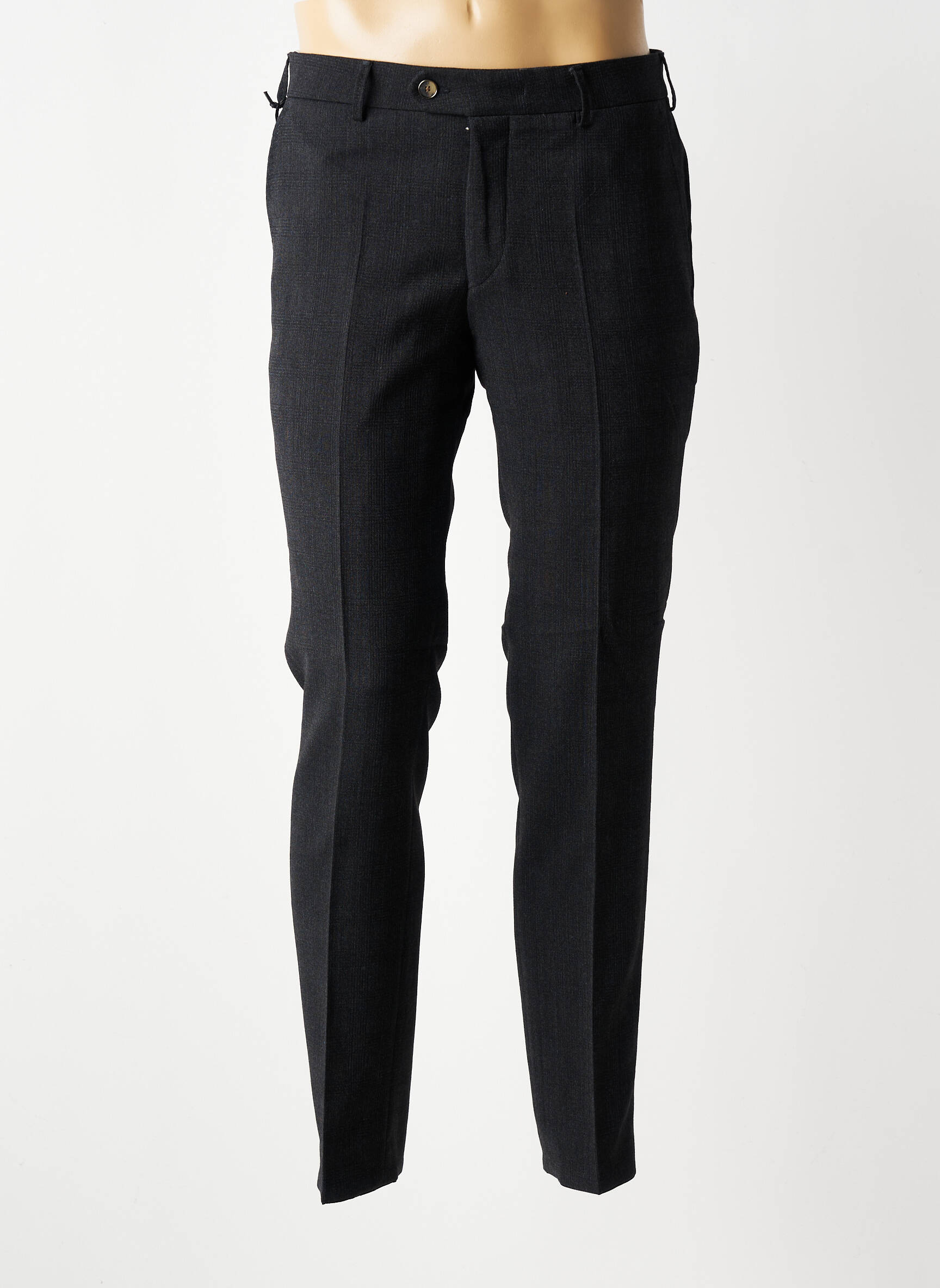 Pantalon chino imprimeu imprimeu prinț de wales mărime normală gri MMX bărbat