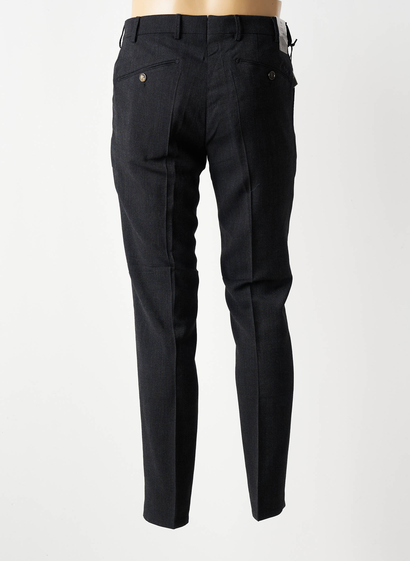 Pantalon chino imprimeu imprimeu prinț de wales mărime normală gri MMX bărbat