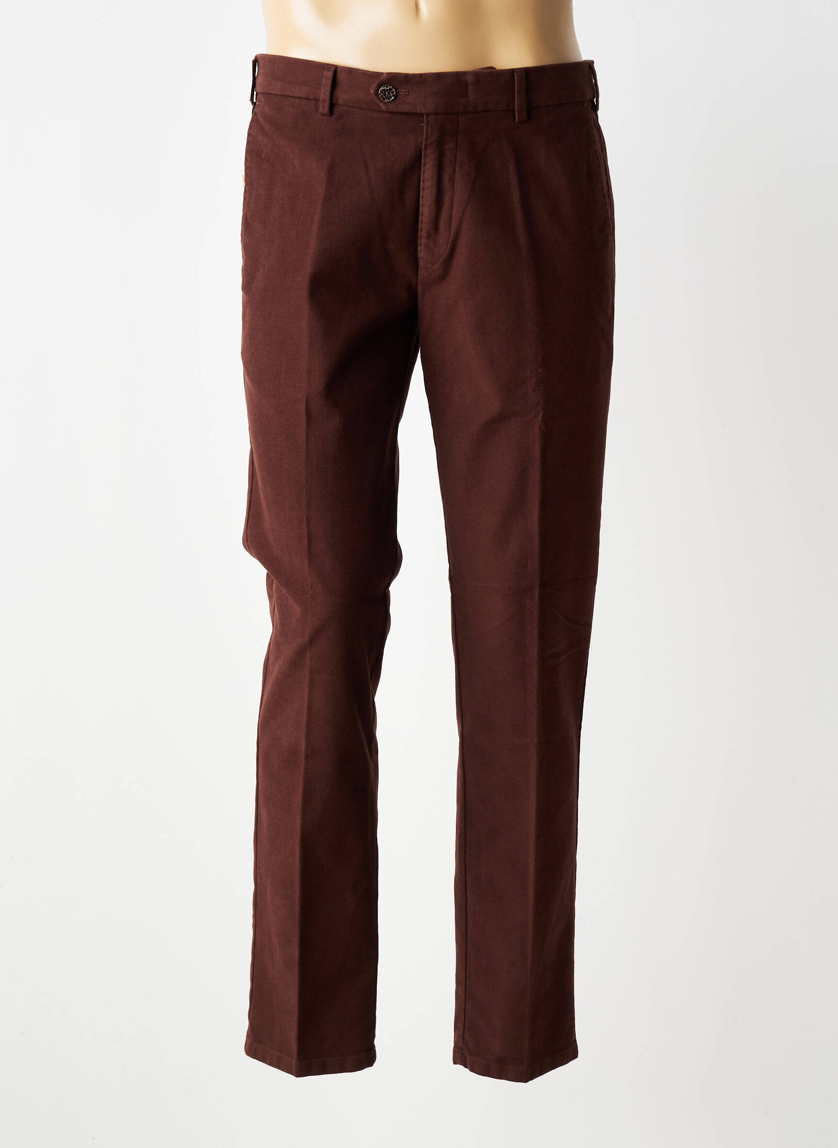Pantalon chino bio mărime normală maro MMX bărbat