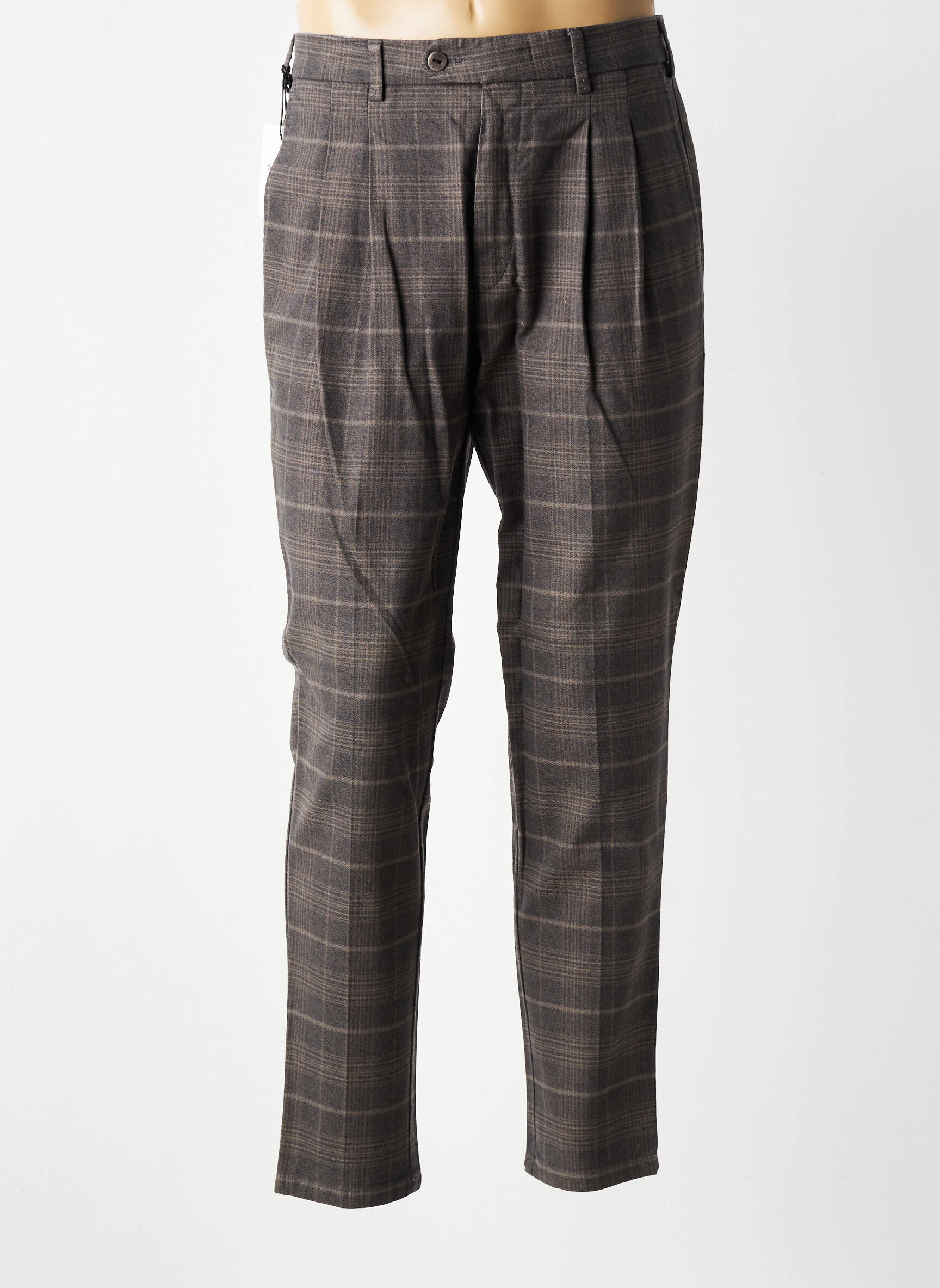 Pantalon chino bio mărime normală gri MMX bărbat