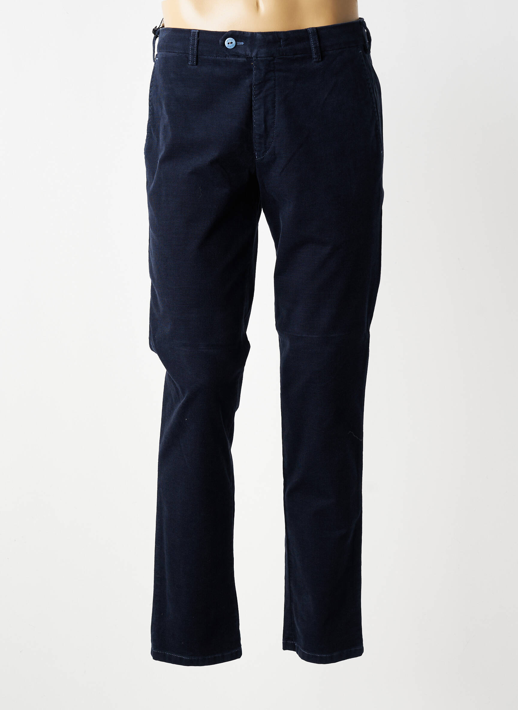Pantalon chino bio mărime normală albastru MMX bărbat
