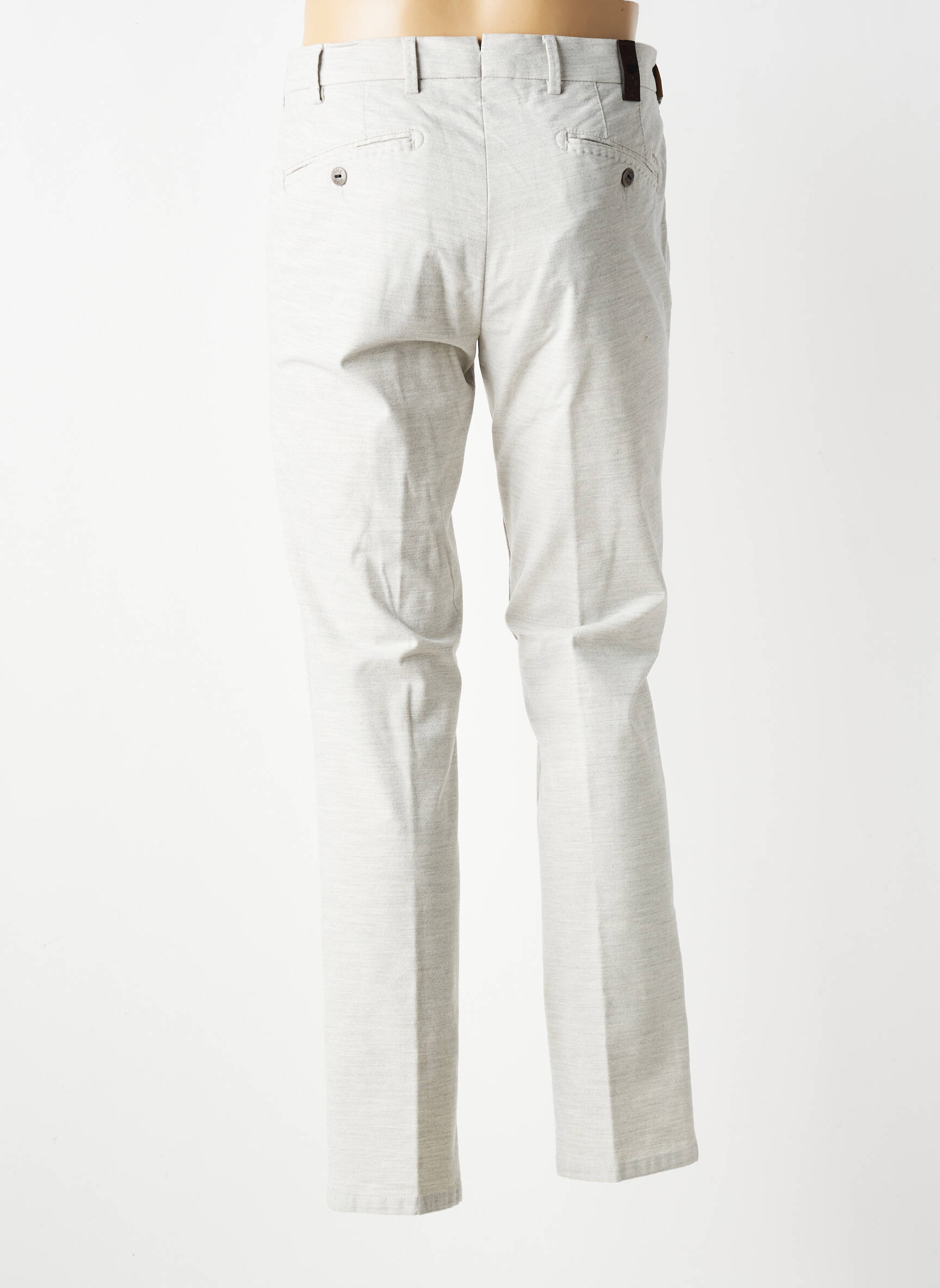 Pantalon chino țesătură melanj mărime normală bej MMX bărbat