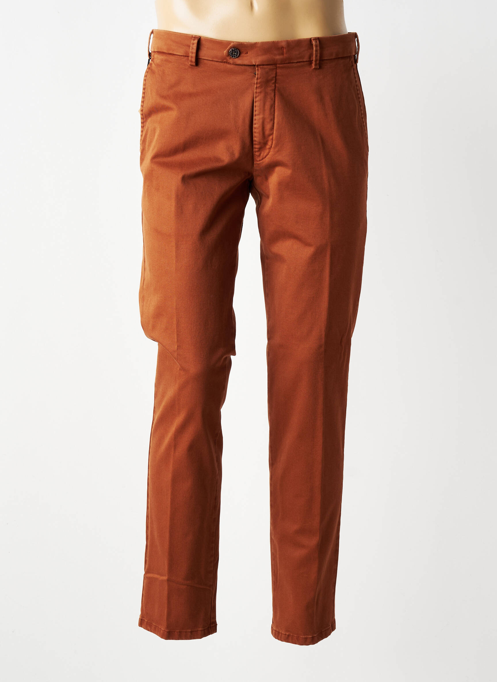 Pantalon chino bio mărime normală portocaliu MMX bărbat