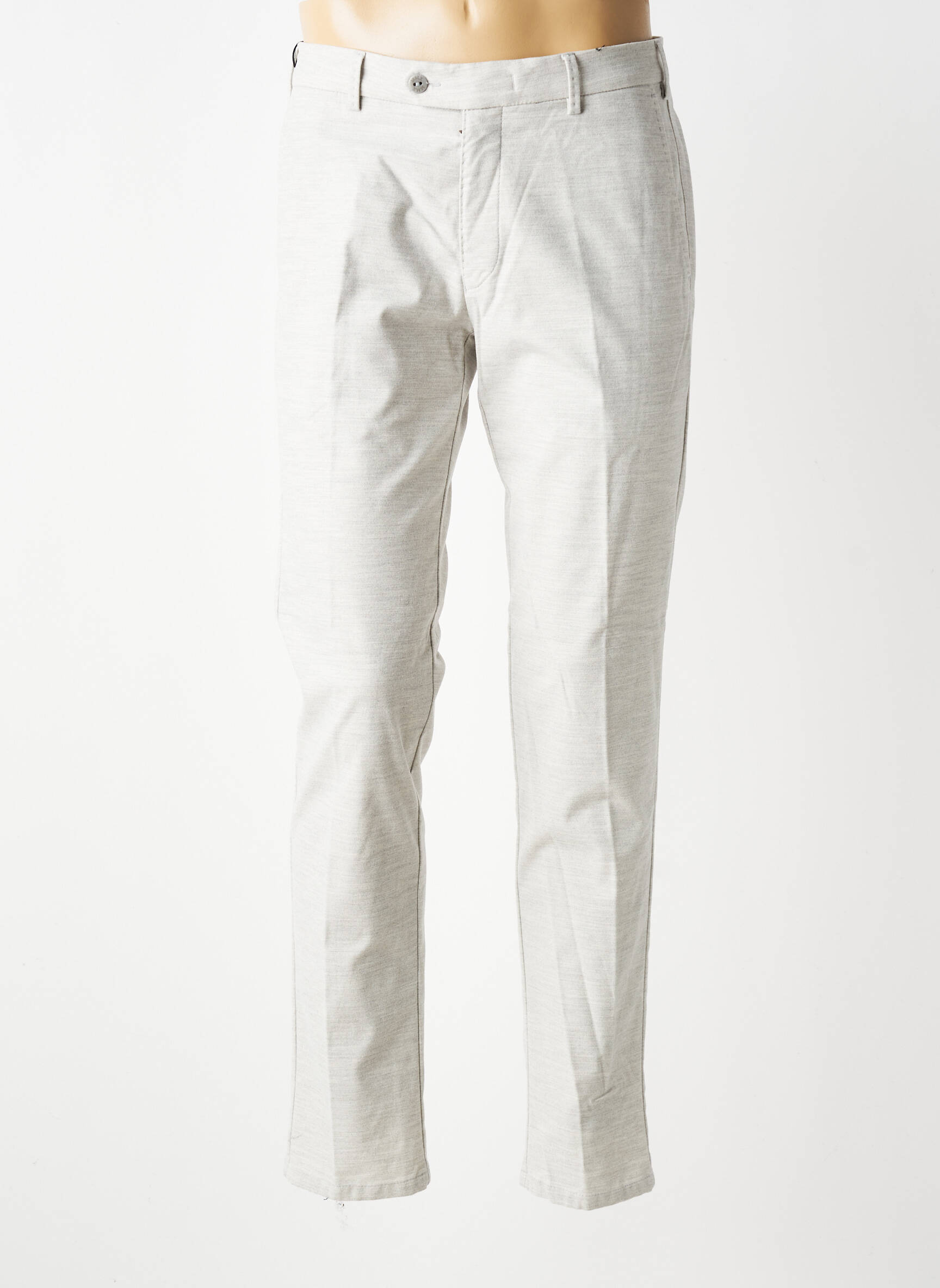 Pantalon chino țesătură melanj mărime normală bej MMX bărbat