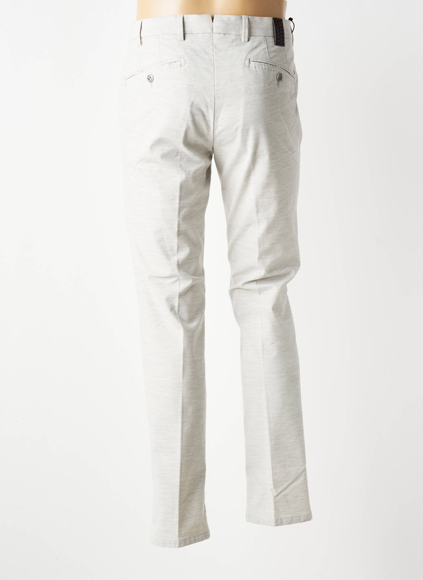 Pantalon chino țesătură melanj mărime normală bej MMX bărbat