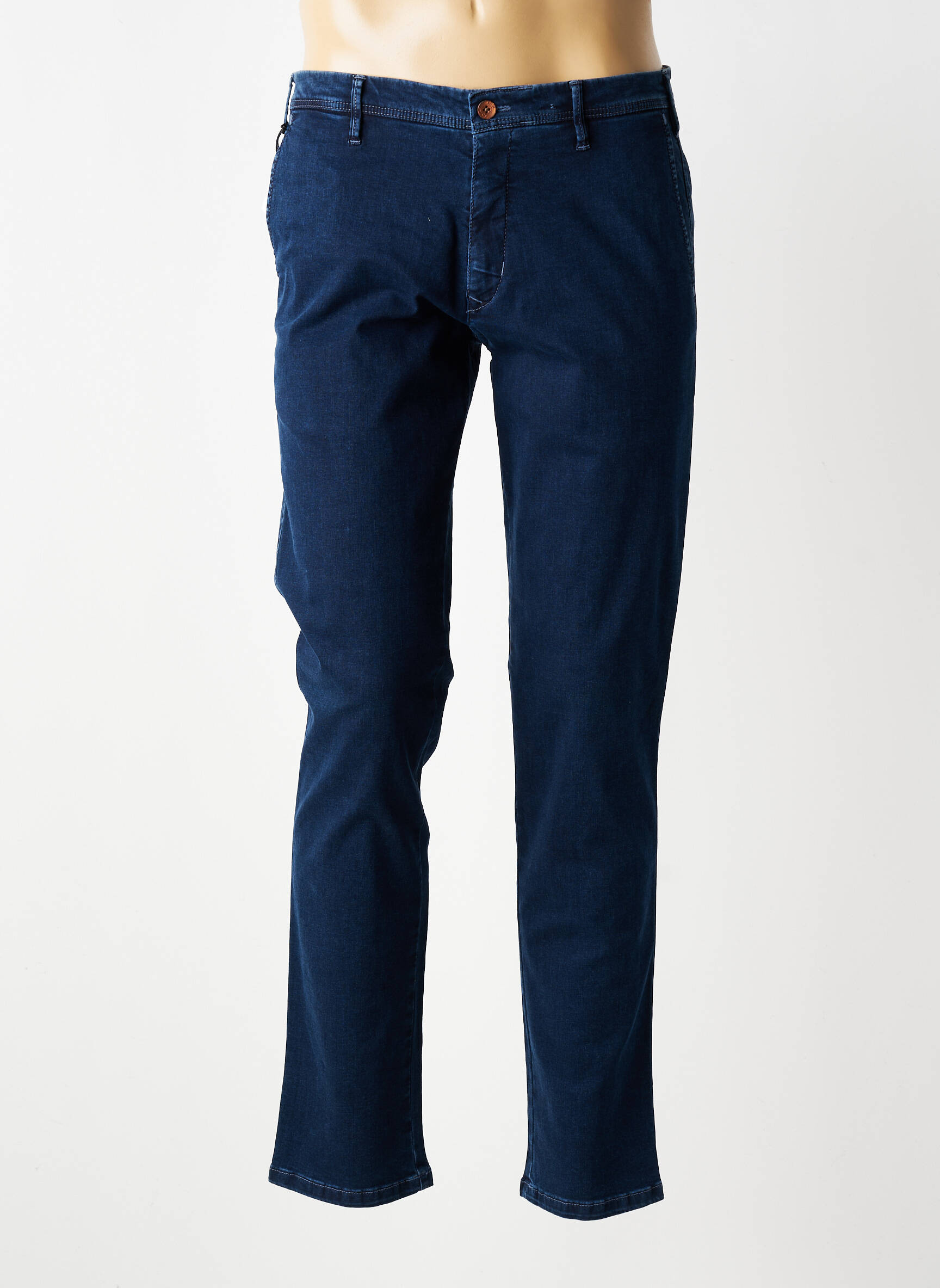 Pantalon chino elasticitate mărime normală albastru MMX bărbat